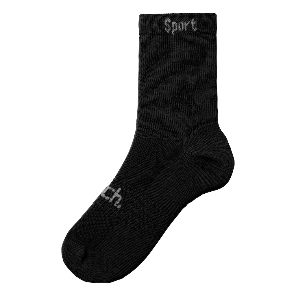 Bench. Sportsocken, (Packung, 6 Paar), mit antibakterieller Feuchtigkeitsregulierung