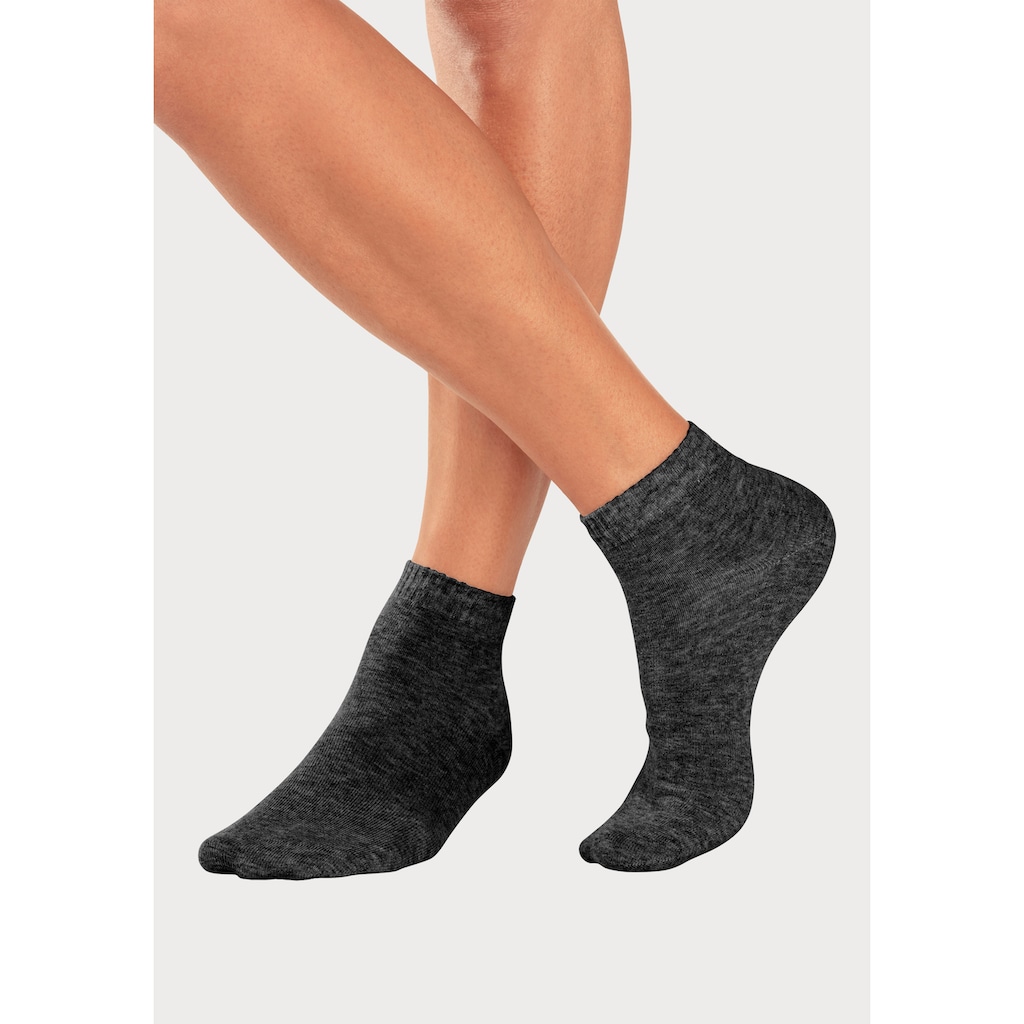 H.I.S Kurzsocken, (Packung, 14 Paar), mit eingestricktem Markenlogo im Innenbund