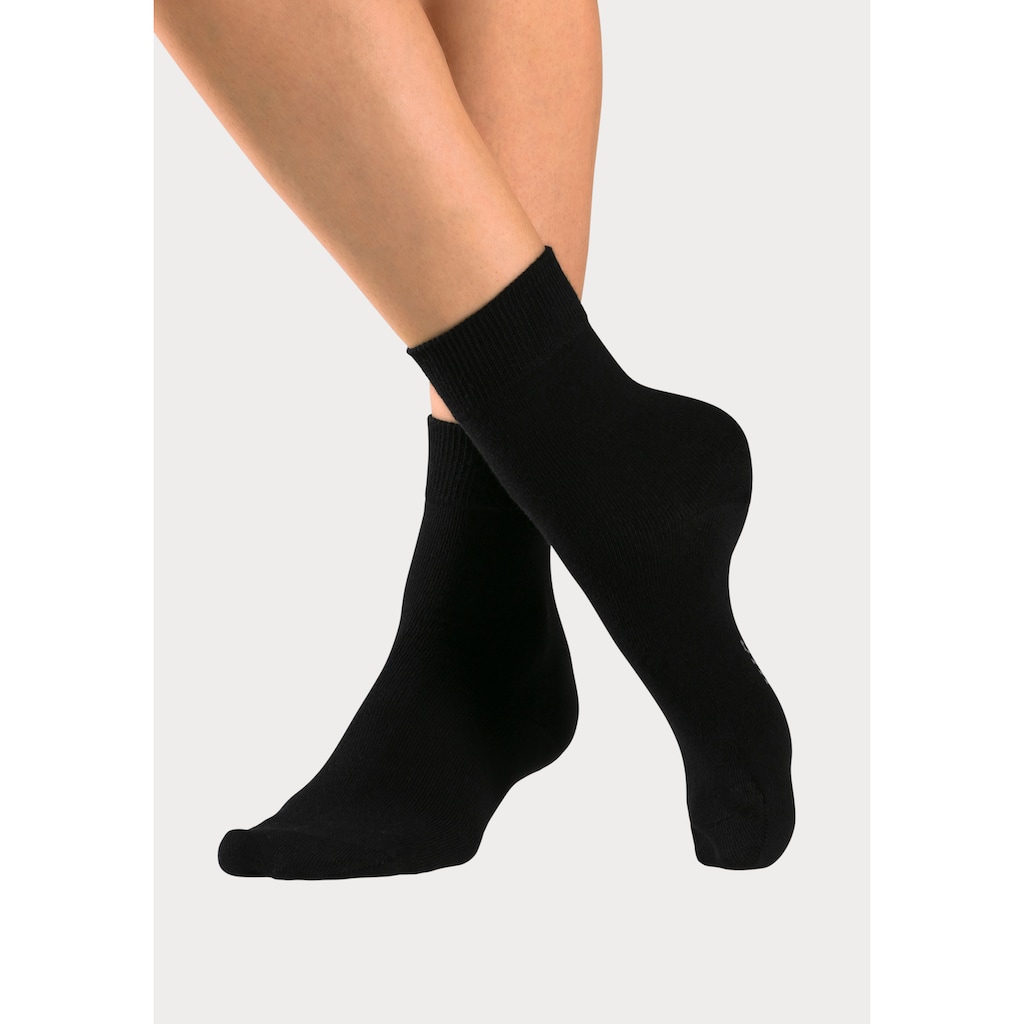 H.I.S Basicsocken, (Packung, 5 Paar), mit besonders weichem Bündchen