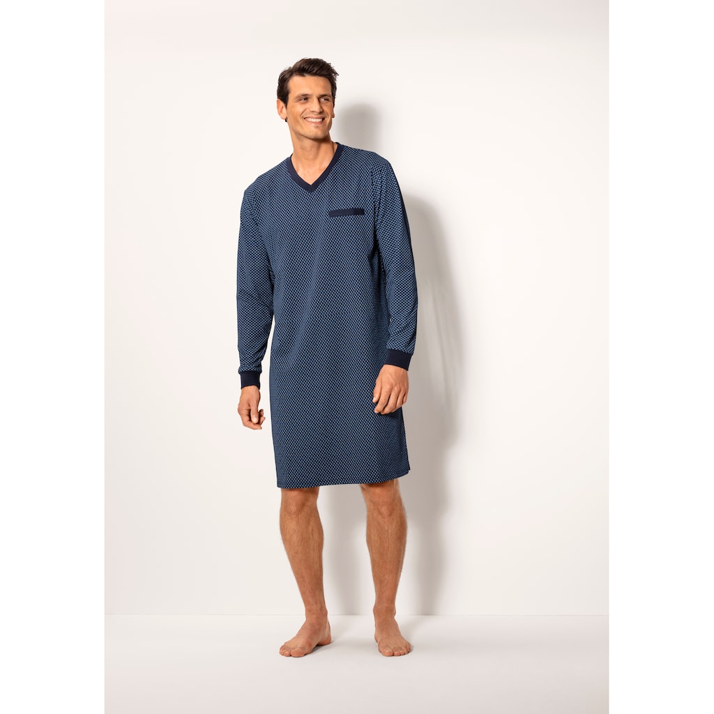 le jogger® Nachthemd, (2 tlg.), in bequemer Weite