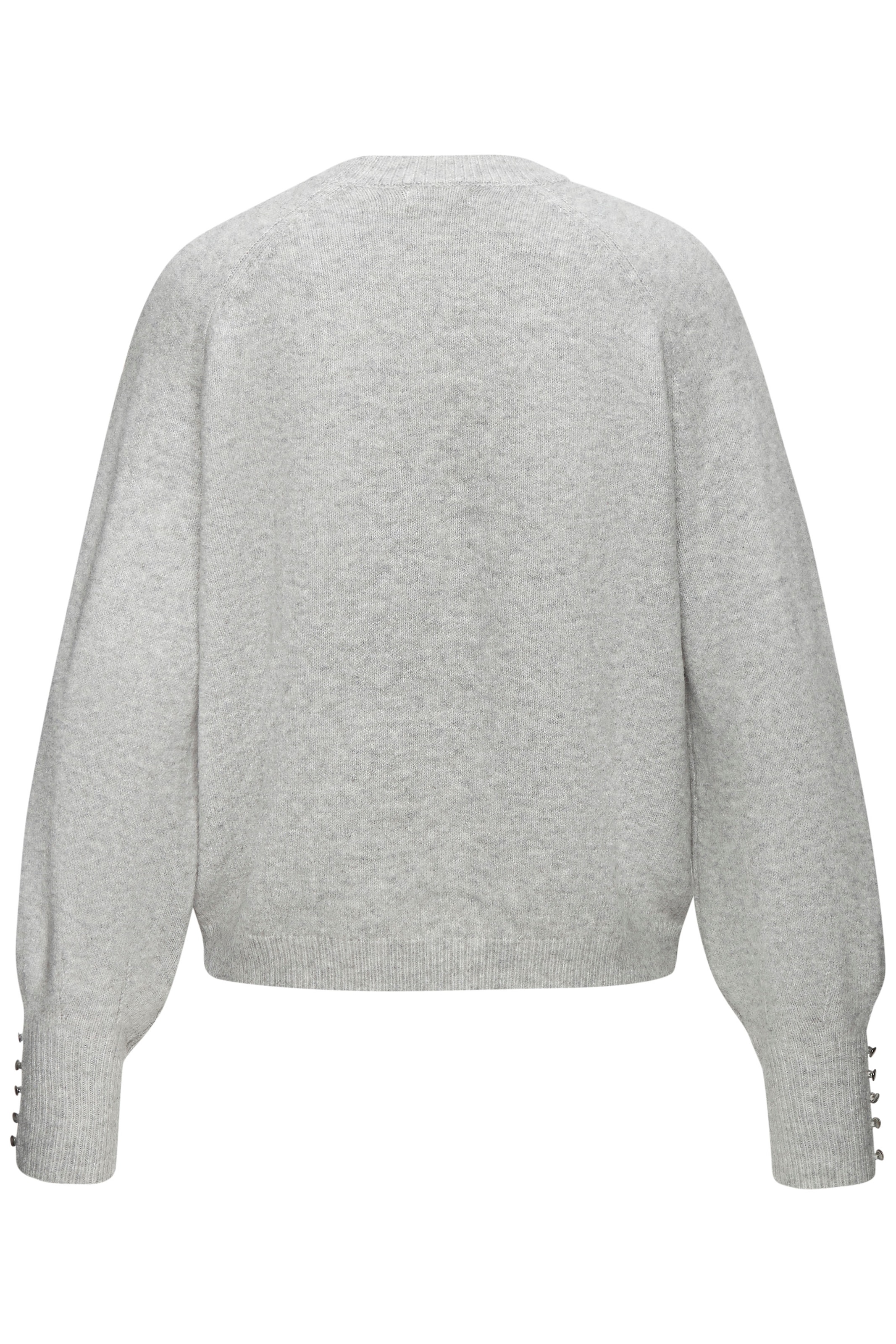LASCANA Rundhalspullover »mit Zierknöpfen an den langen Ärmelbündchen« Winterpullover, kuscheliges Basicpullover, softer Strickpullover