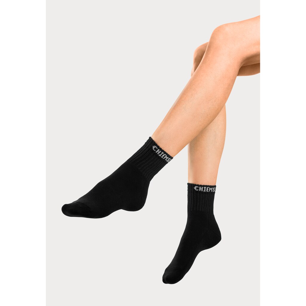 Chiemsee Kurzsocken, (Packung, 6 Paar), mit eingestricktem Markennamen