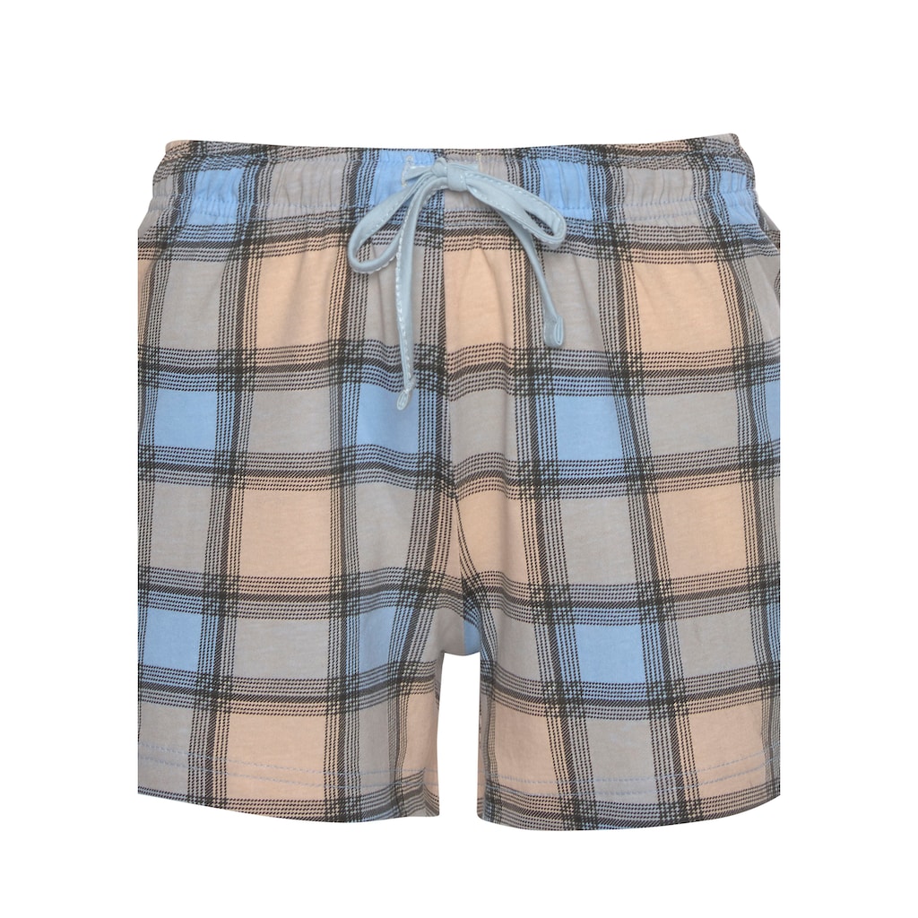 Vivance Dreams Shorty, (4 tlg., 2 Stück), mit Frontdruck
