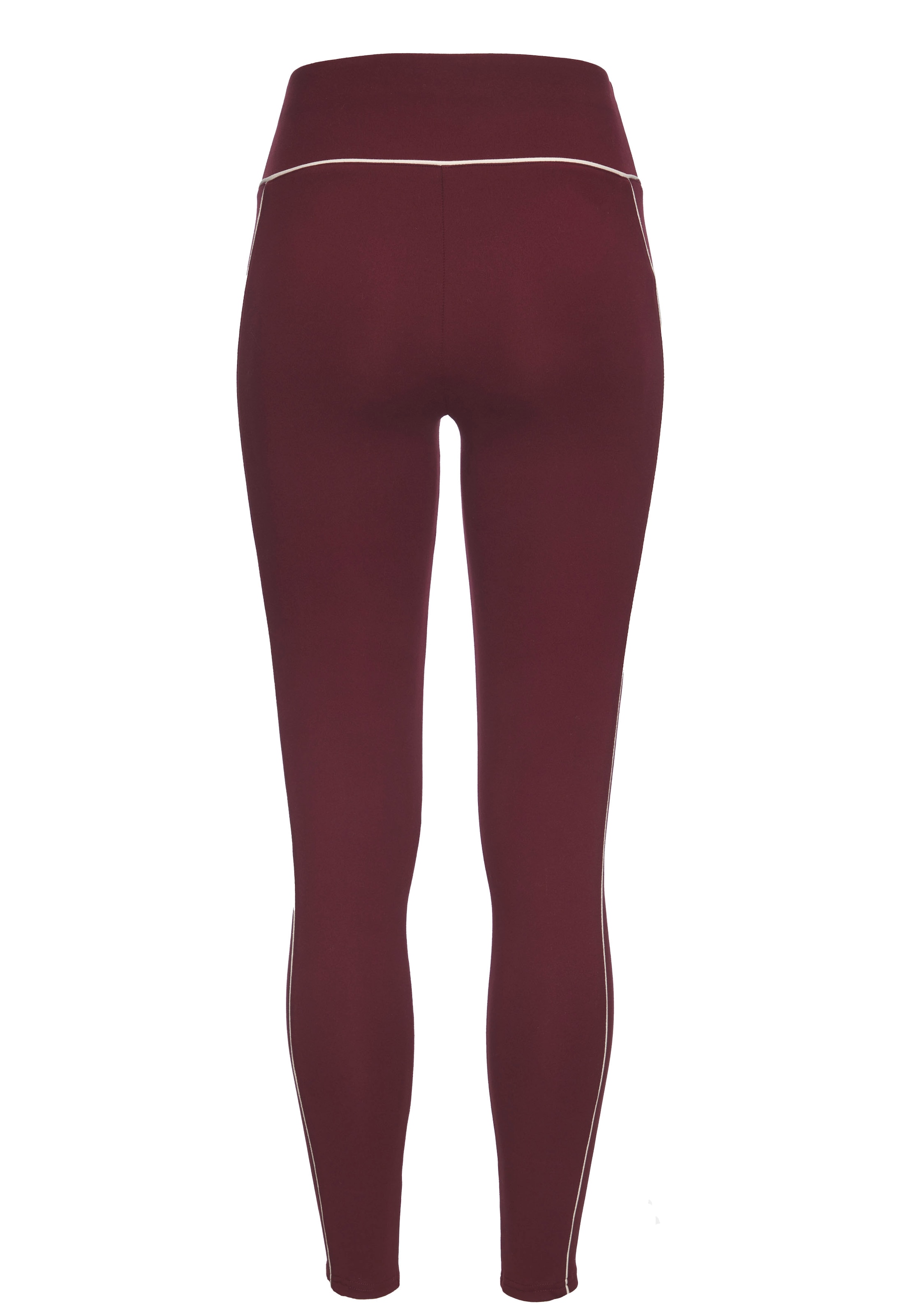 Copenhagen Studios Leggings fonctionnels  mit Paspeln und Logodruck