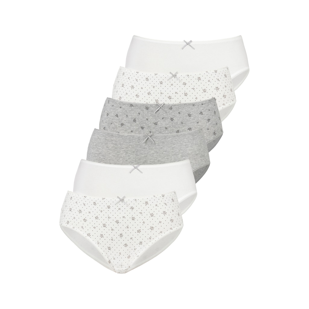 petite fleur Jazz-Pants Slips, (6er-Pack), aus elastischer Baumwolle