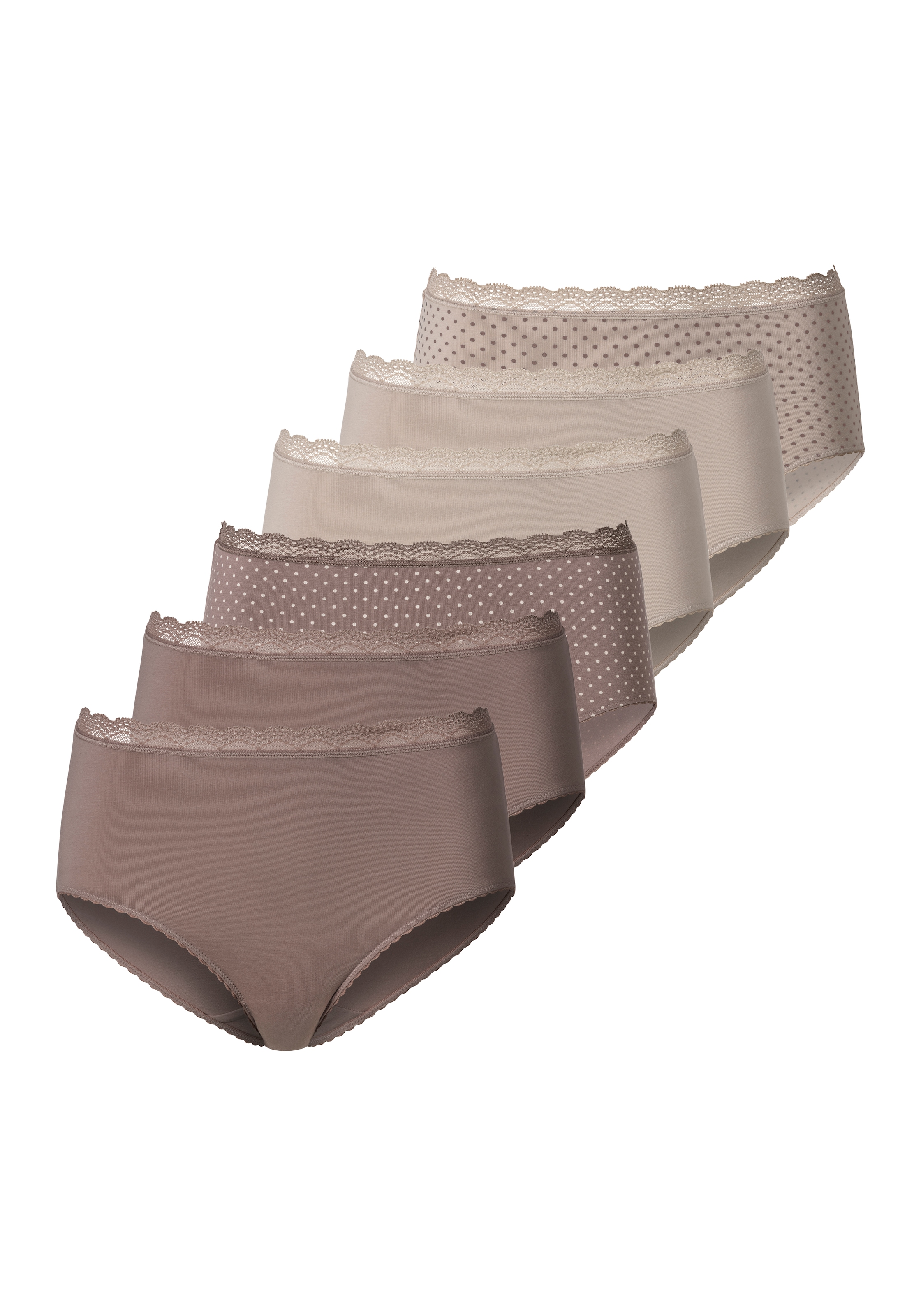 Vivance Taillenslip Packung, 6 Stk. angenehm elastische Qualität