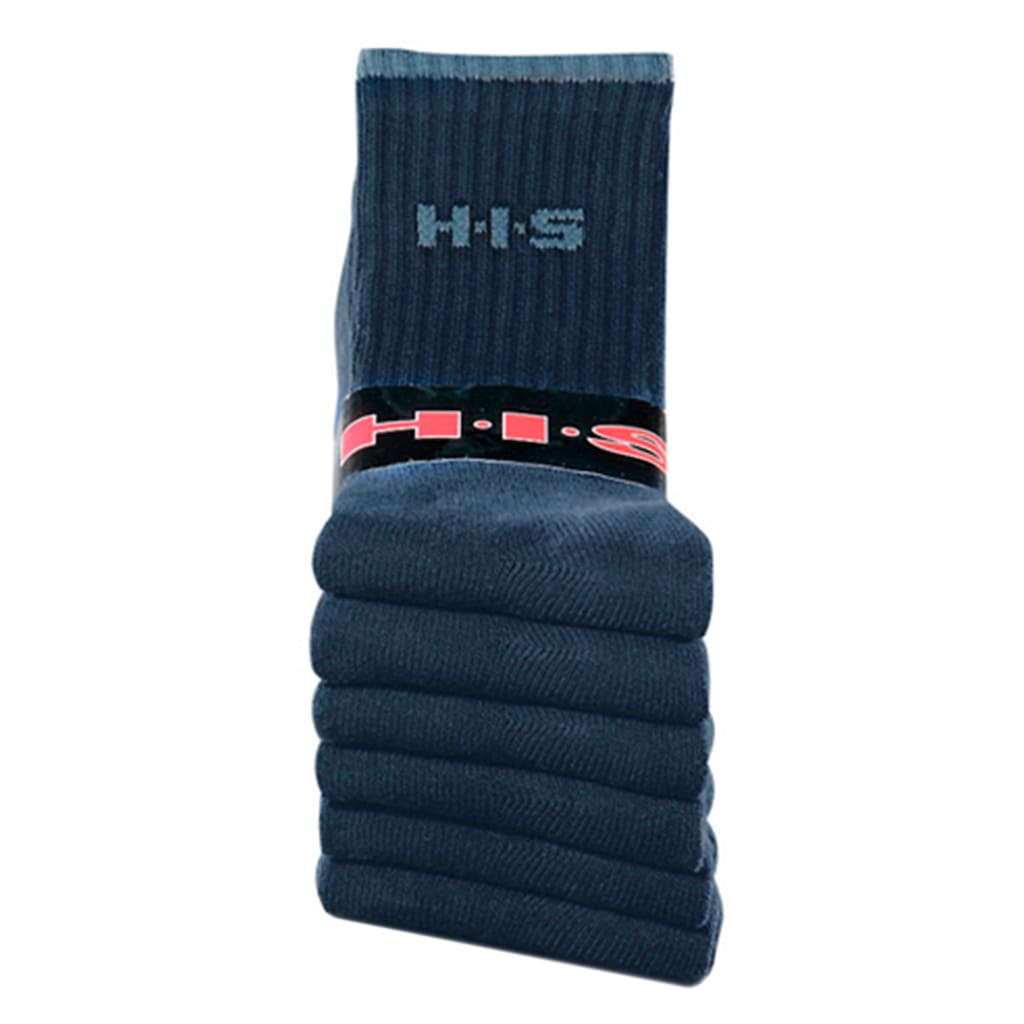 H.I.S Sportsocken, (Packung, 6 Paar), mit Frottee & verstärkten Belastungszonen