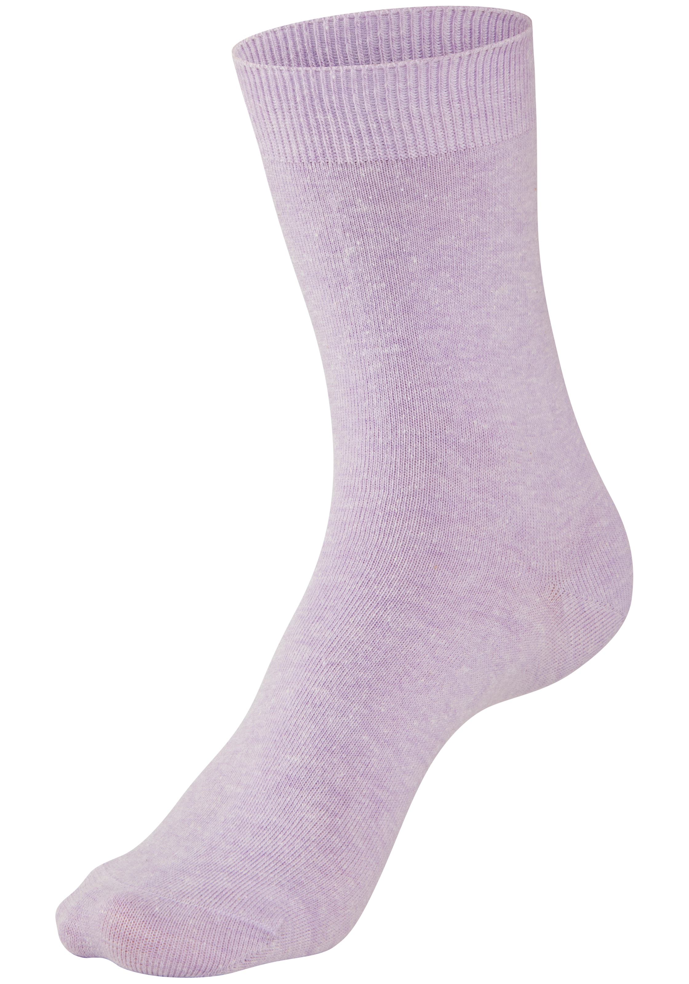 H.I.S Chaussettes basiques »Damensocken, frische melierte Farben; casual« Paquet, 20 Couple tlg. Chaussettes de tous les jours en gros paquet