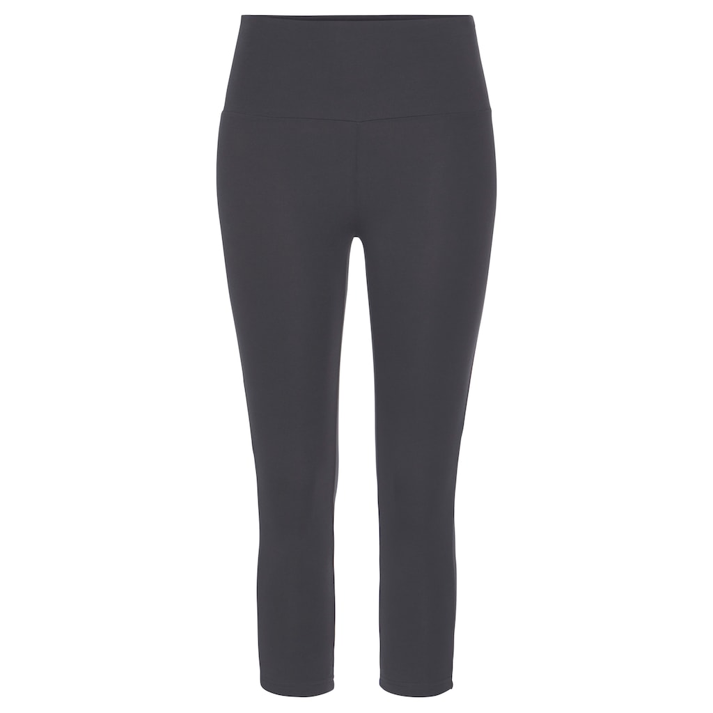 LASCANA Caprileggings, mit breitem weichem Bündchen, Loungewear