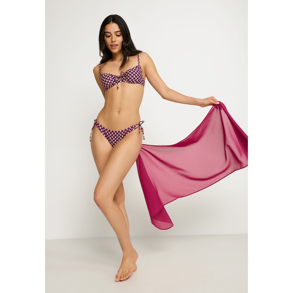 LSCN by LASCANA Strandrock, kurzer Wickelrock aus Chiffon