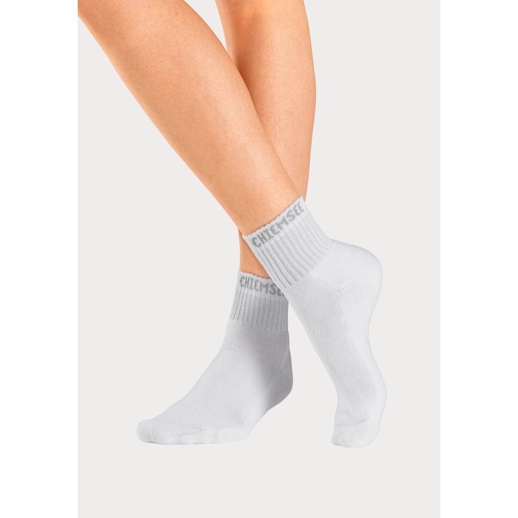 Chiemsee Kurzsocken, (Packung, 6 Paar), mit eingestricktem Markennamen