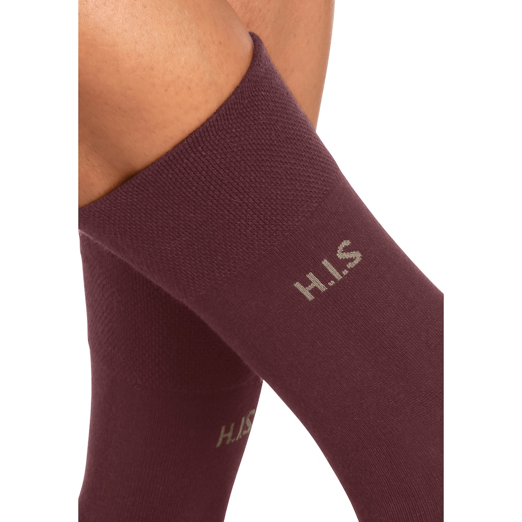 H.I.S Socken, (Packung, 12 Paar), ohne einschneidendes Gummi