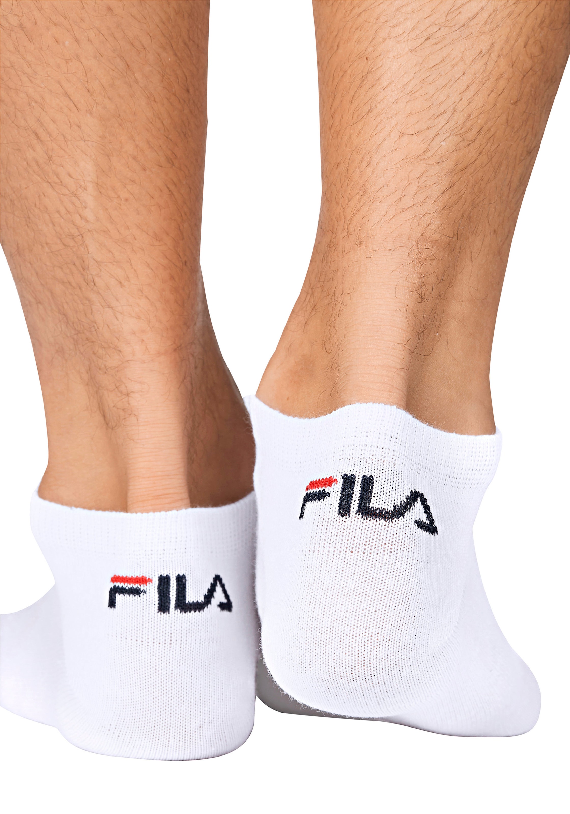 Fila Socken »UNISEX INVISIBLE PLAIN SOCKS« 6 Paar, 6 Stk. tlg. mit eingestricktem Logo