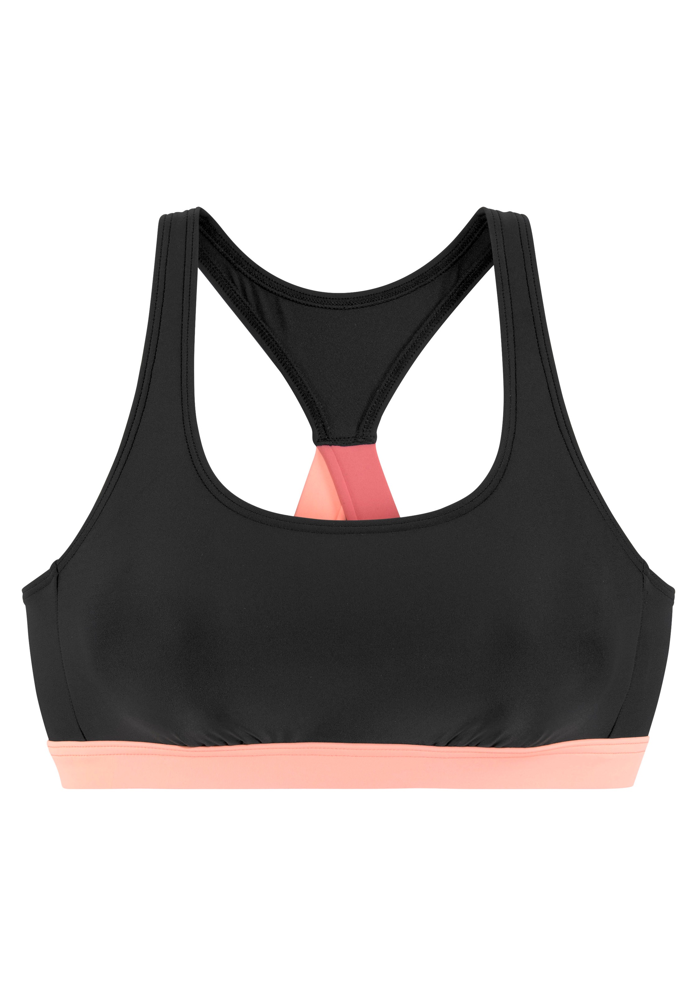 LASCANA ACTIVE Bustier-Bikini-Top »Janni« mit kontrastfarbenen Details