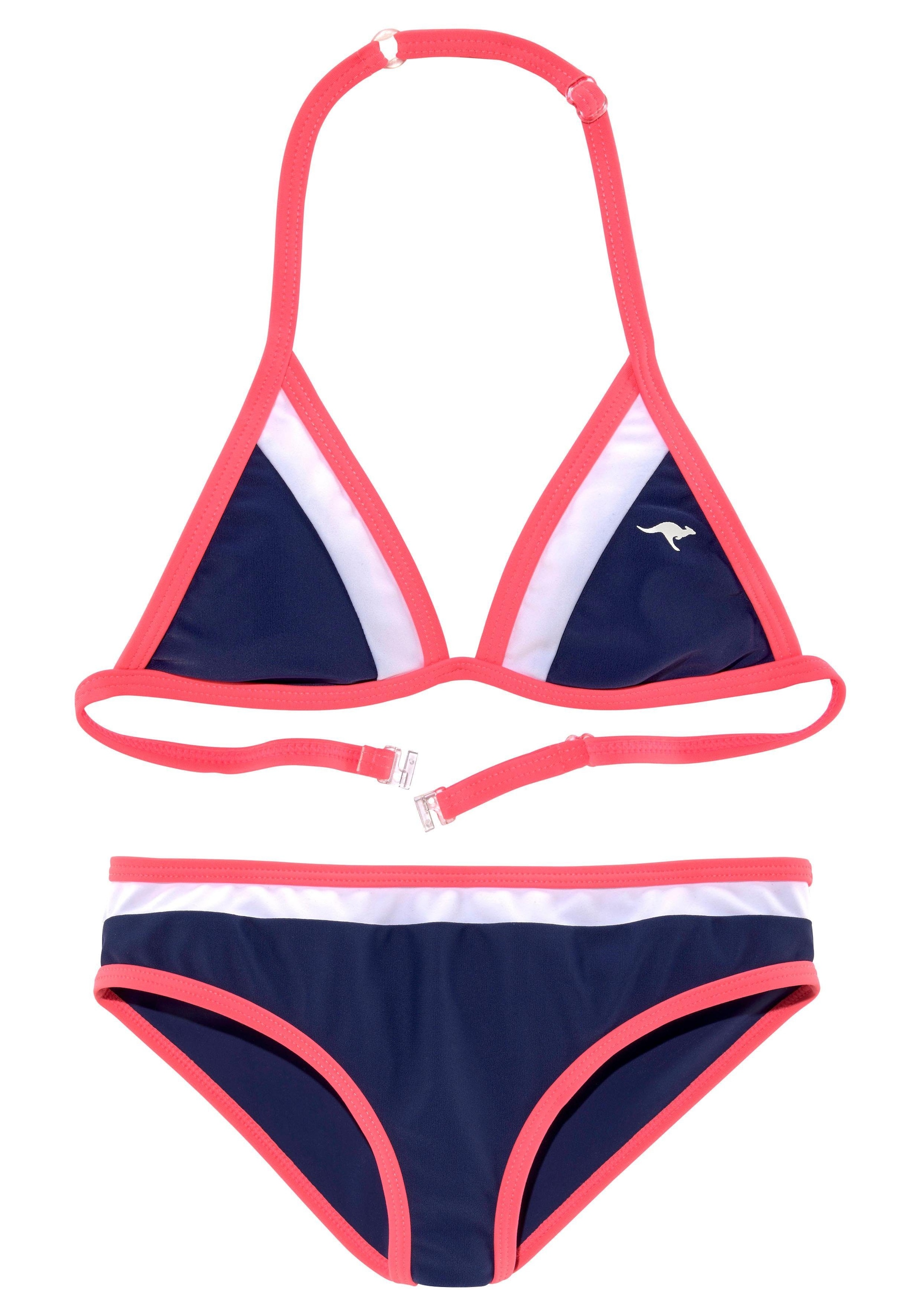 KangaROOS Triangel-Bikini »Energy Kids« im coolen Colorblocking-Design