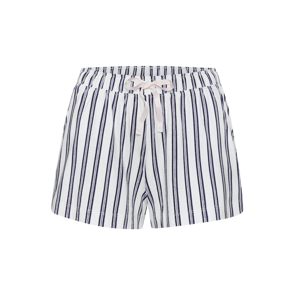 s.Oliver Pyjamashorts, mit schönem Allover-Print