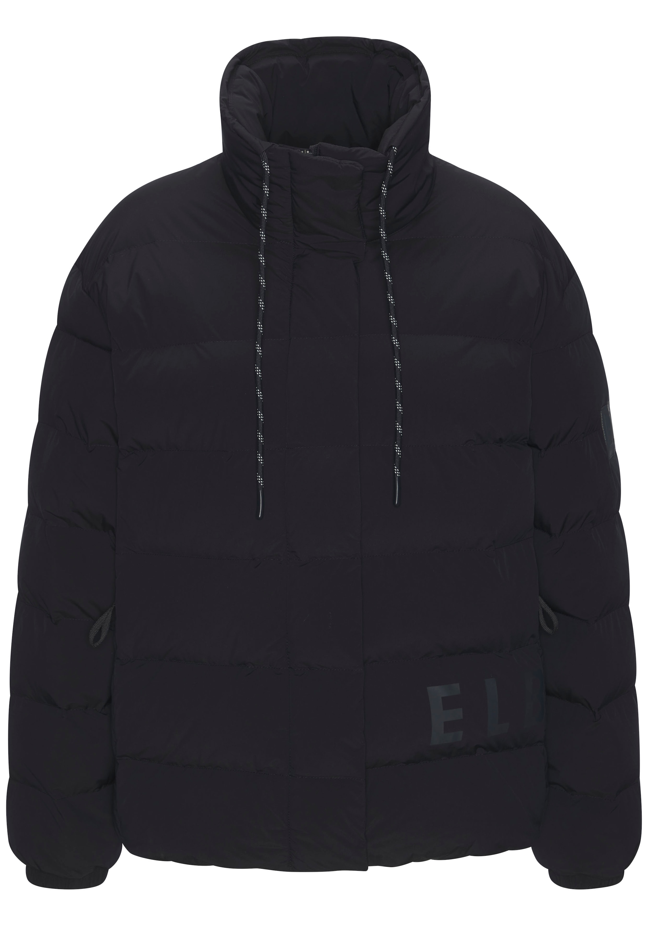 Elbsand Steppjacke mit grossem seitlichen Logo-Print