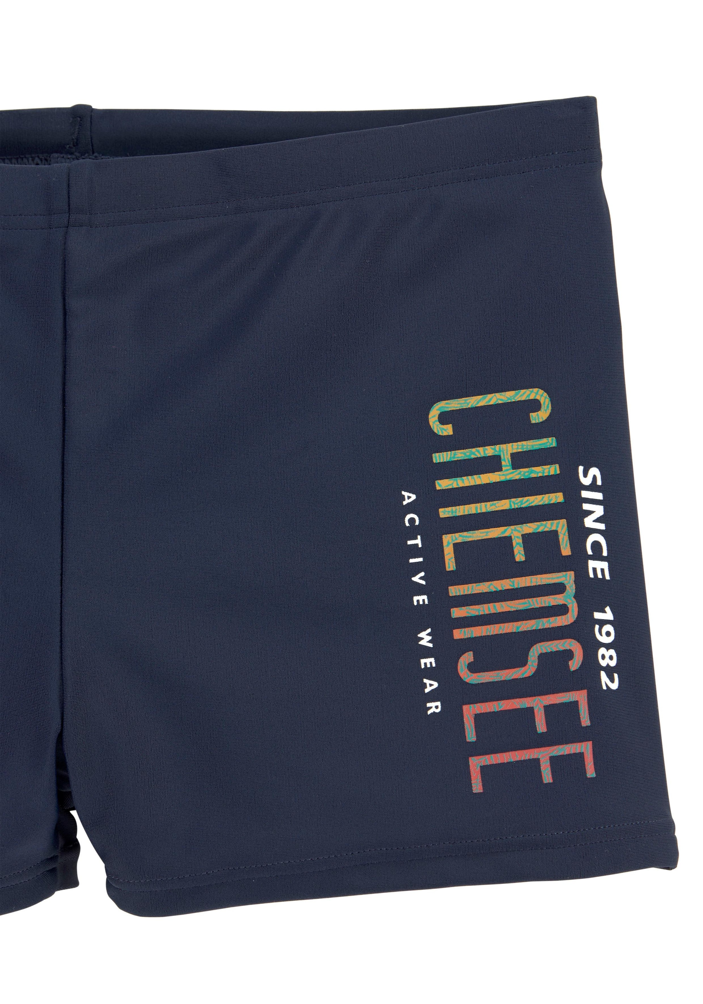 Chiemsee Boxer-Badehose mit Logodruck