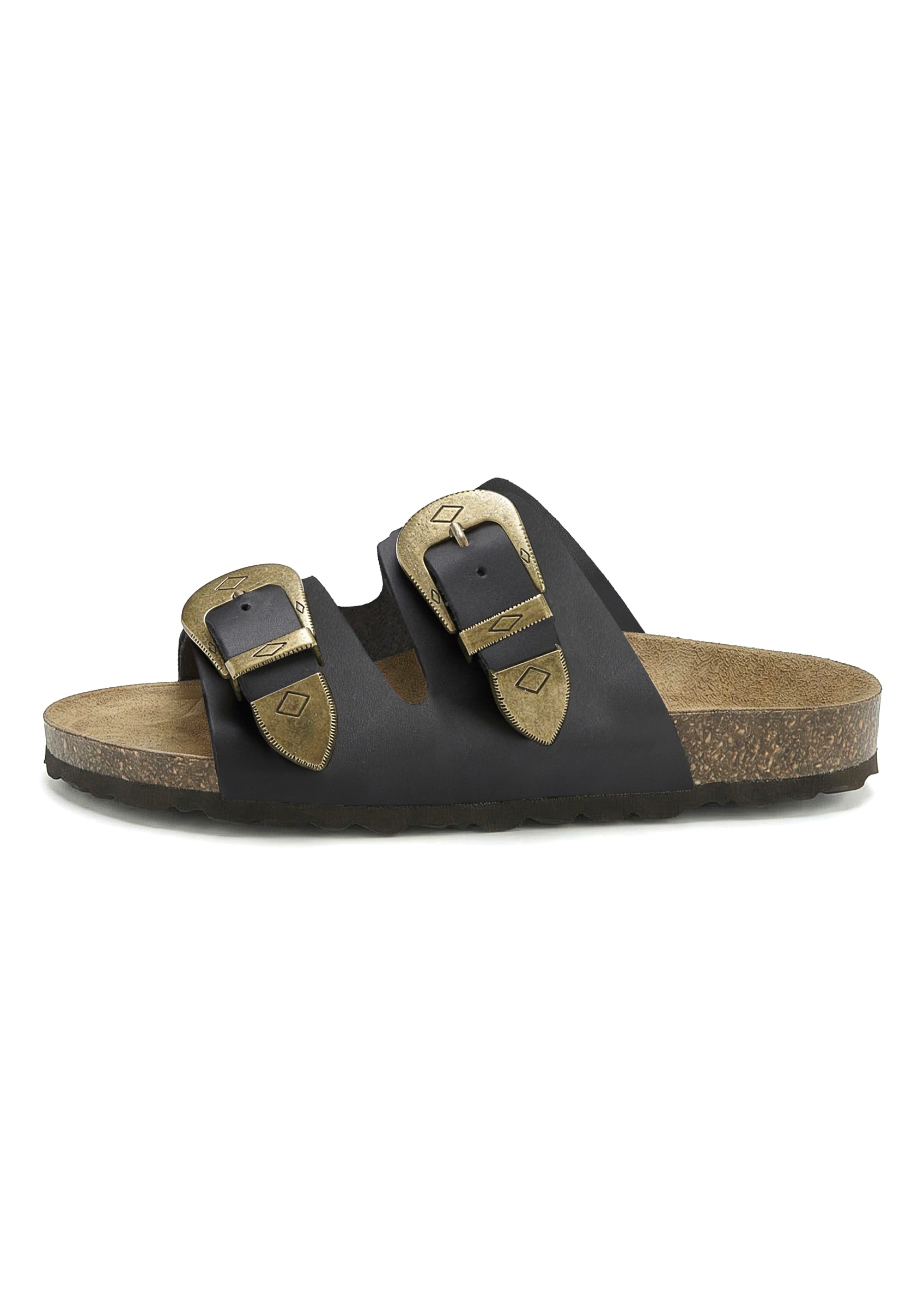 French Connection Pantolette »Mule, Sandale, offener Schuh, Sommerschuhe, Sandale, Lederpantolette«  NEU aus hochwertigem Leder mit weichem Korkfussbett