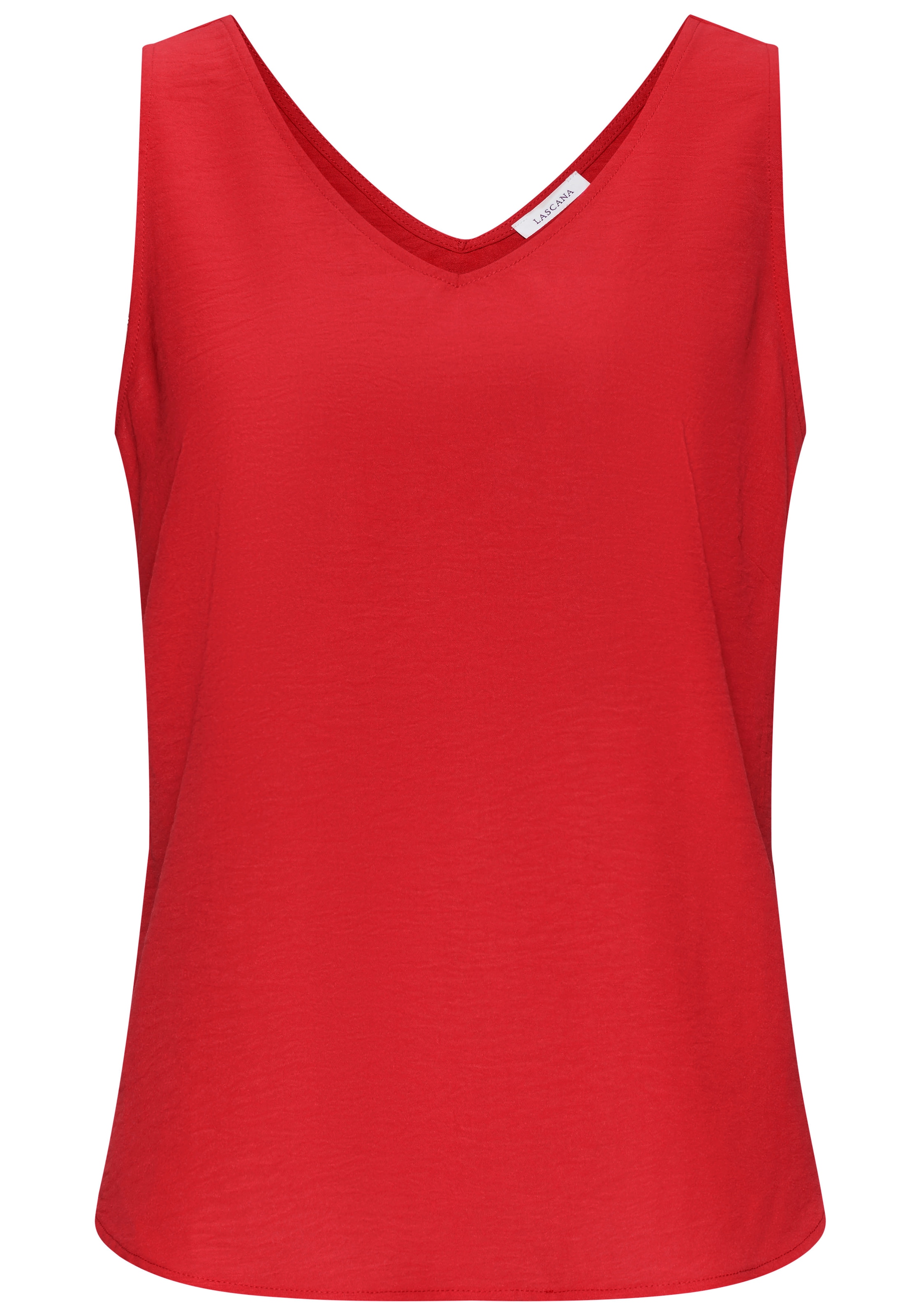 Vivance Blusentop, mit V-Ausschnitt, Basic, Damentop