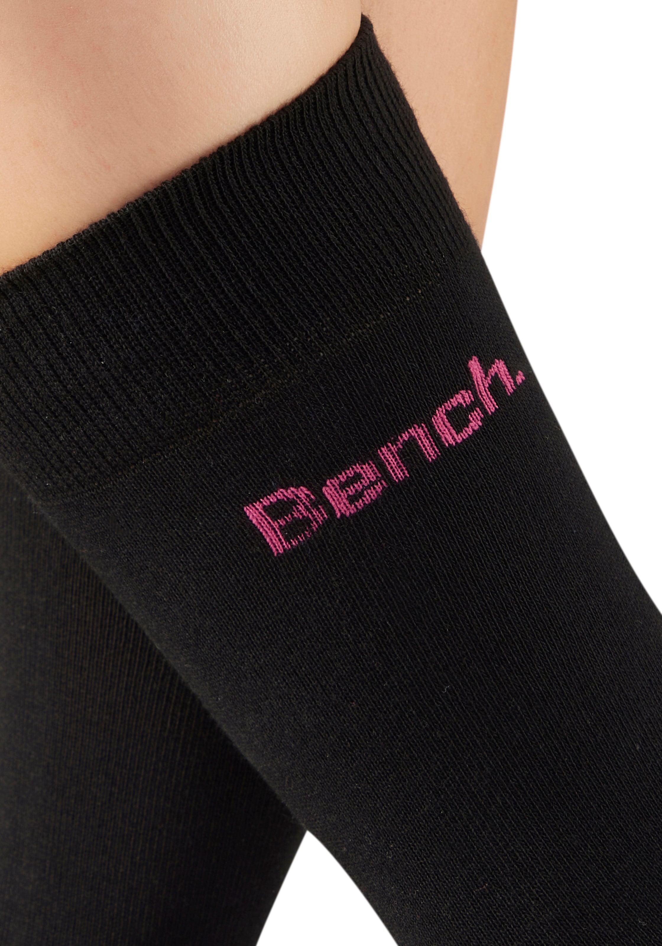 Bench. Chaussettes basiques »Herrensocken für Beruf und Freizeit« Paquet, 6 Couple tlg. avec petit logo de marque coloré