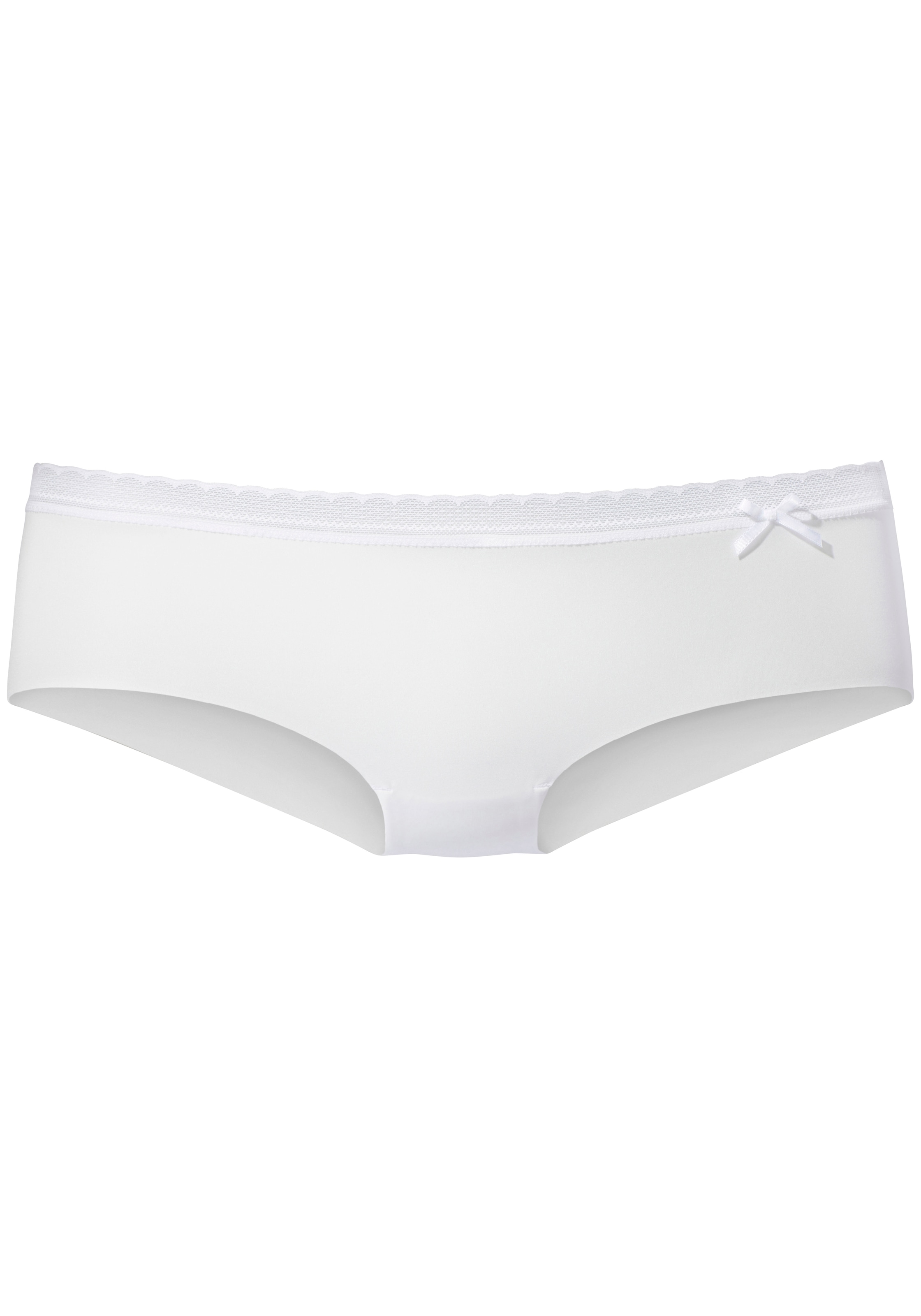 LASCANA Panty, SEAMLESS mit nahtloser Verarbeitung und feinem Spitzenbund