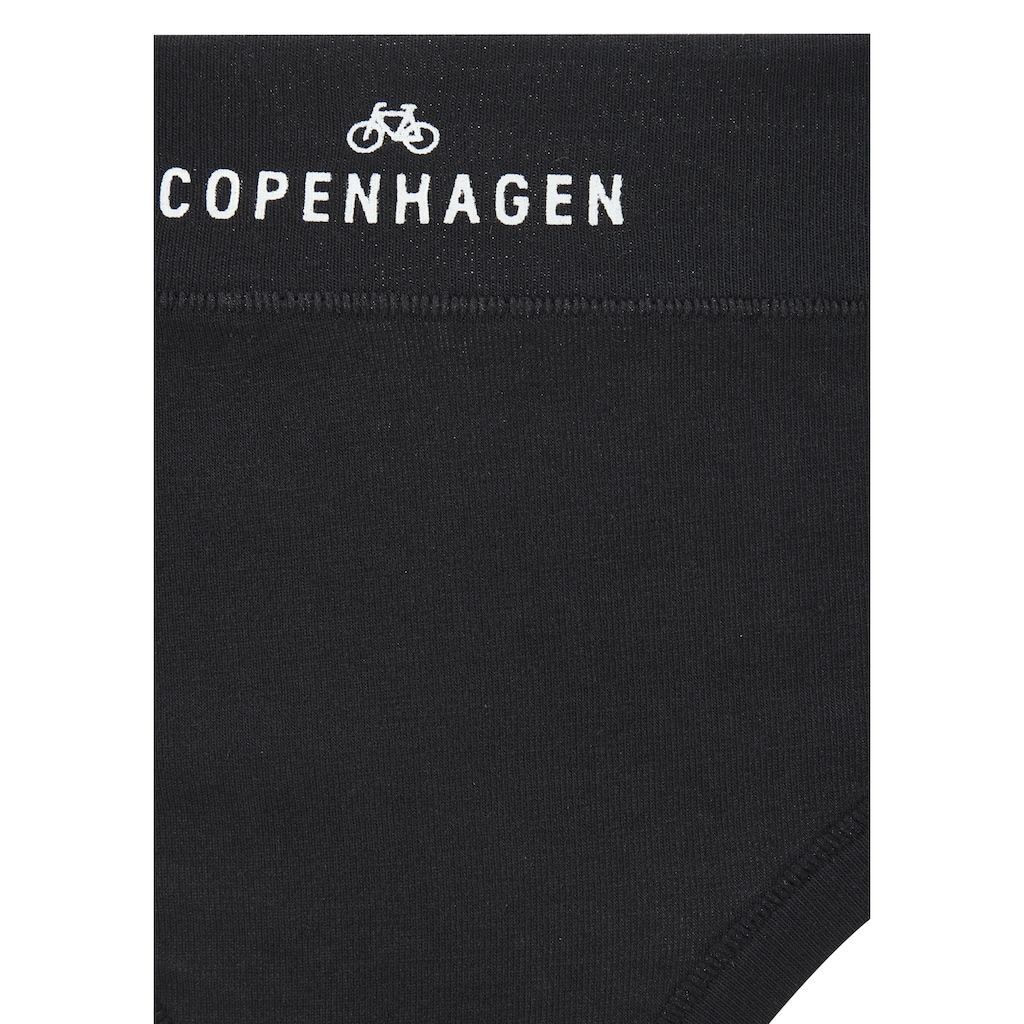 Copenhagen Studios Bikinislip »mit Logodruck am Bund«, (3er-Pack), aus softer Bio-Baumwollqualität