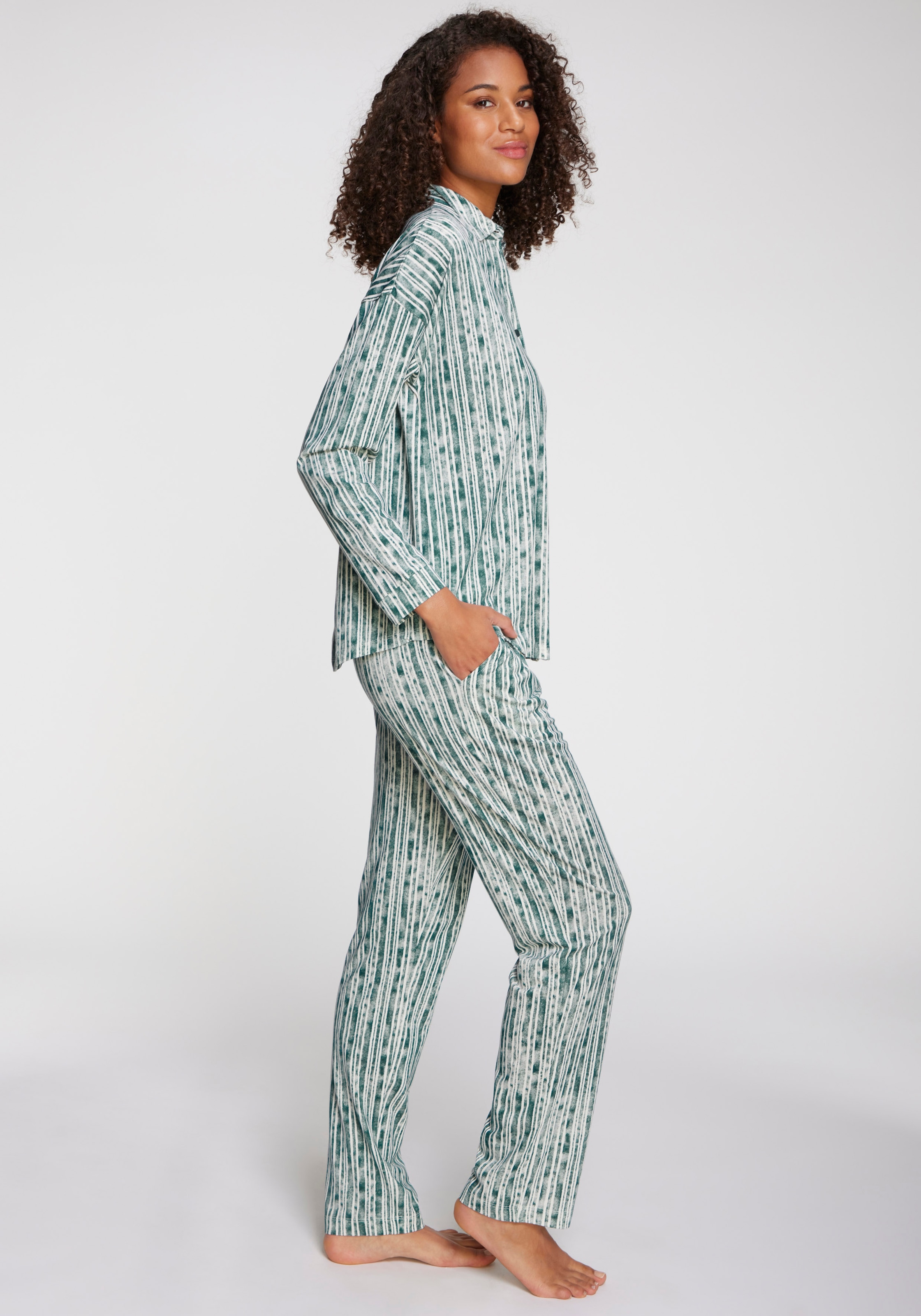 Vivance Dreams Pyjama 2 cuis tlg., Mit schönem Streifenmuster