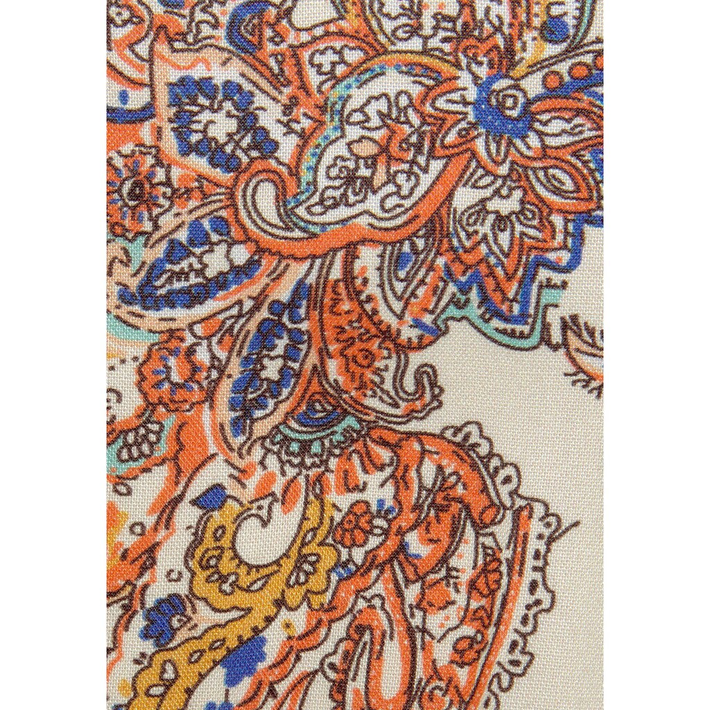 Vivance Maxikleid, aus gewebter Viskose, Paisleyprint, Druckkleid, Volants