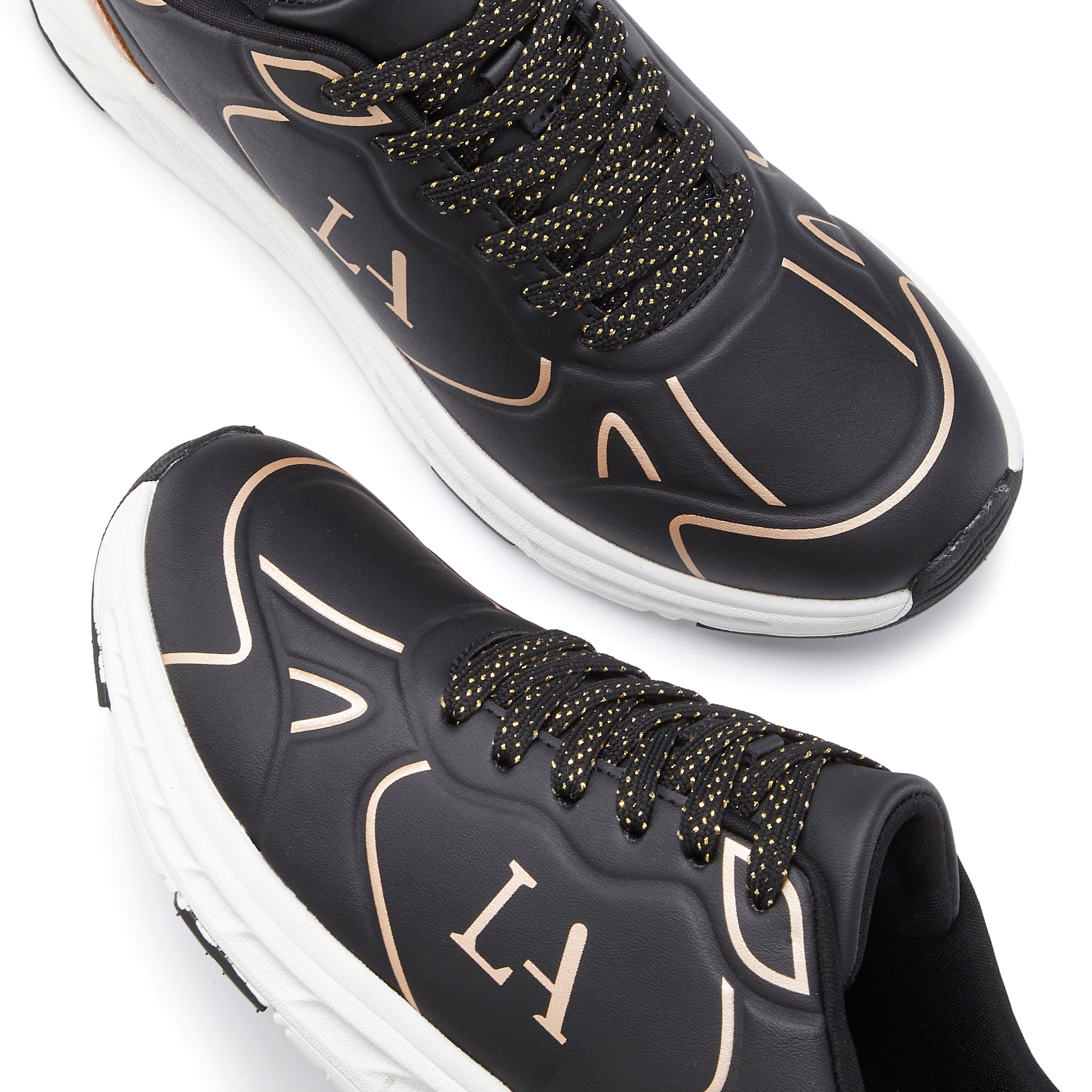 LASCANA Sneakers »Freizeitschuh, Schnürschuh«  mit Farbakzenten VEGAN