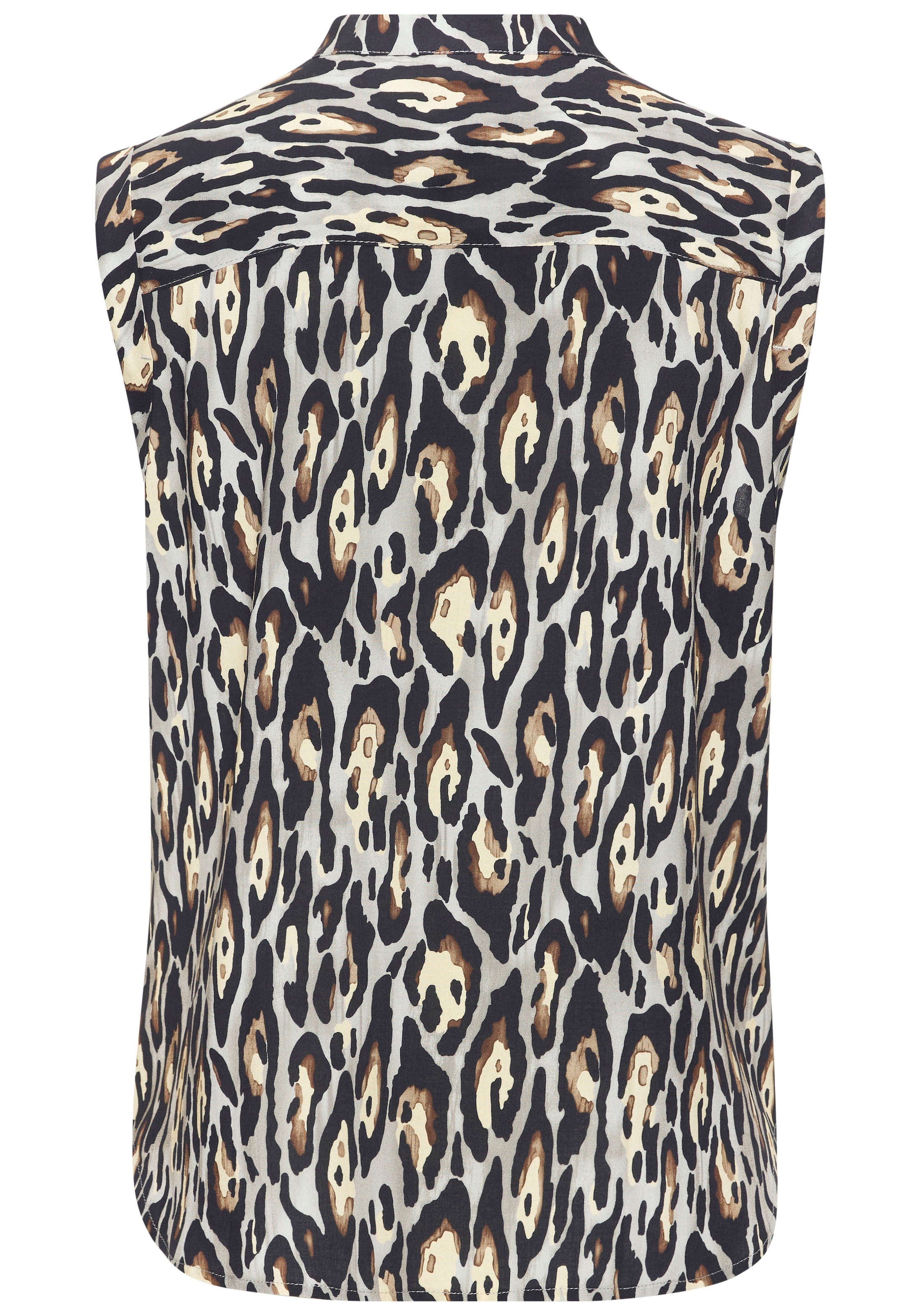 LASCANA Blouse à pression mit Alloverdruck, Blusentop aus Viskose