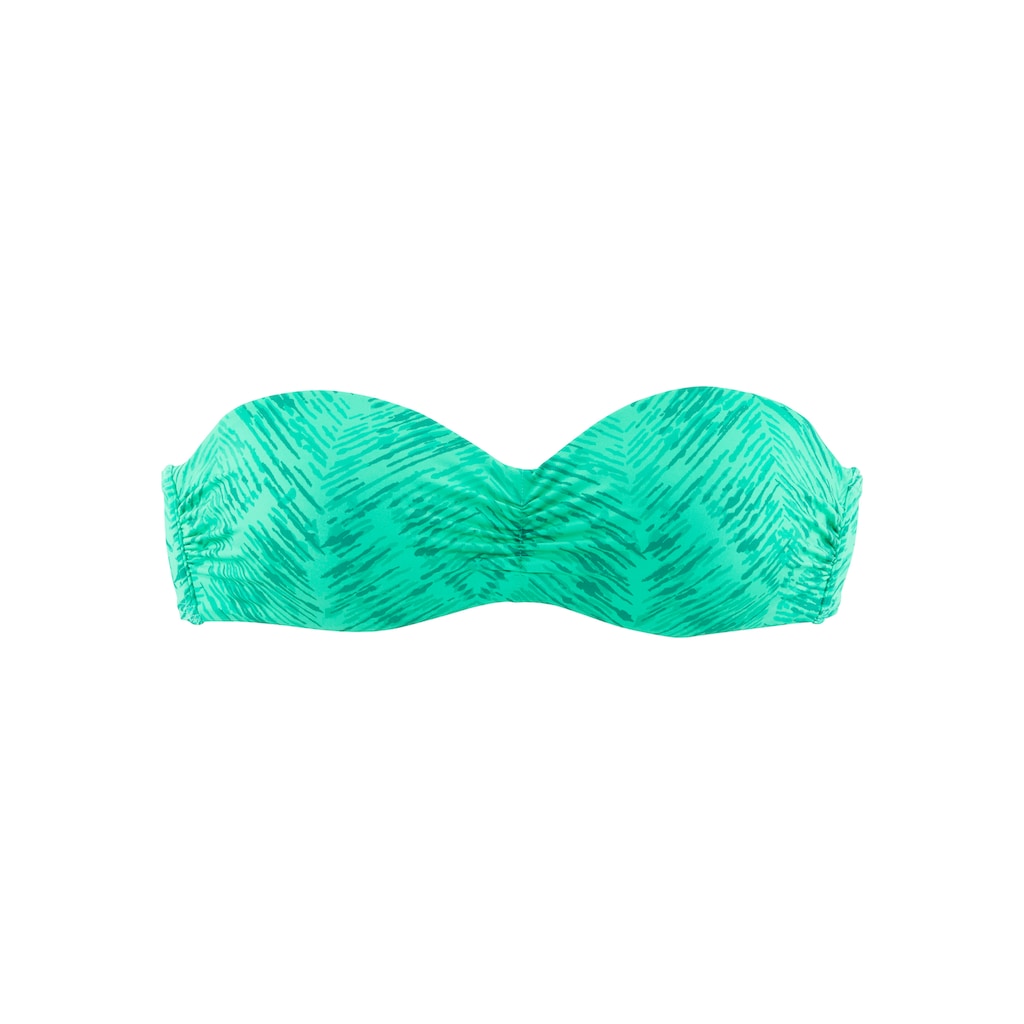 JETTE Bügel-Bandeau-Bikini-Top »Floretta«, in Ton in Ton-Harmonie