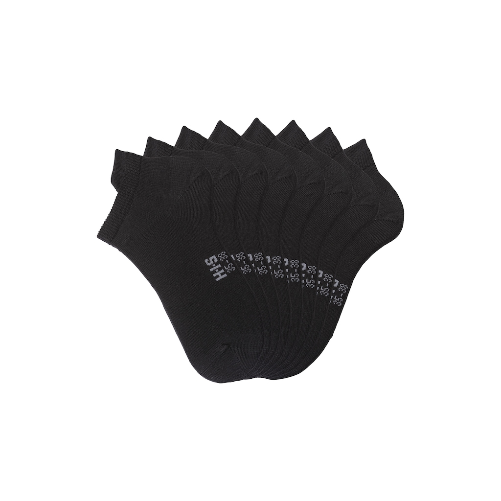H.I.S Sneakersocken, (Packung, 8 Paar), mit verlängertem Bündchen hinten