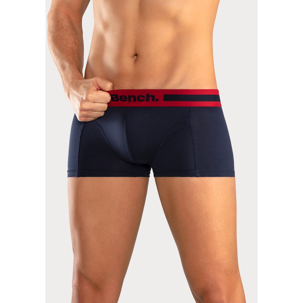 Bench. Hipster, (Packung, 4 St.), knapp sitzende Boxershorts aus Baumwollmischung