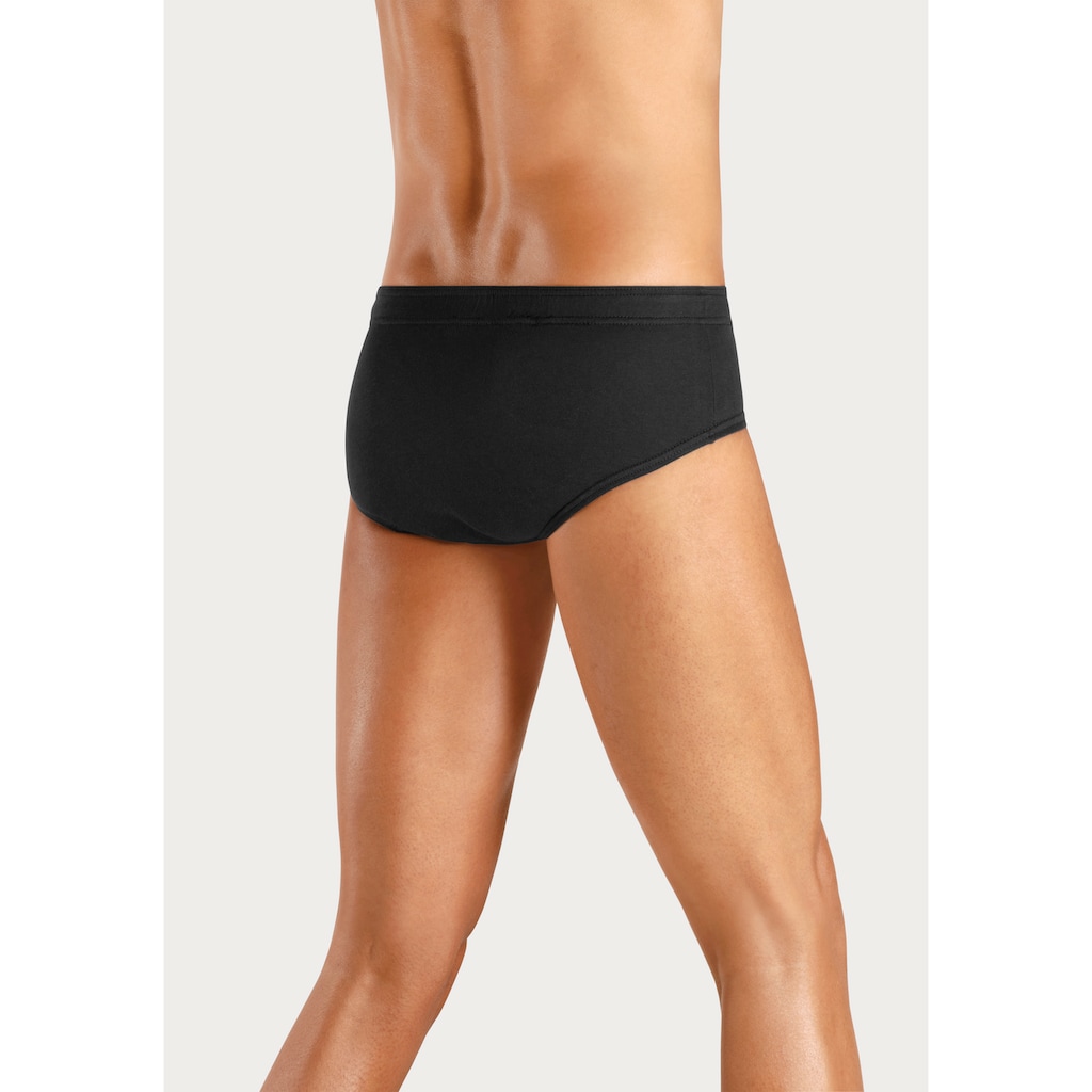 le jogger® Slip, (Packung, 4 St.), aus angenehm weicher Baumwoll-Qualität