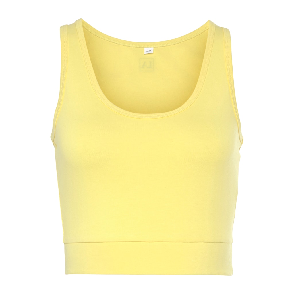 LASCANA ACTIVE Sporttop, Crop-Top mit breiten Trägern