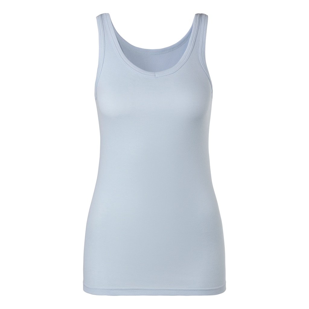 petite fleur Achselhemd, (6er-Pack), aus reiner Baumwolle, Tanktop, Unterziehshirt