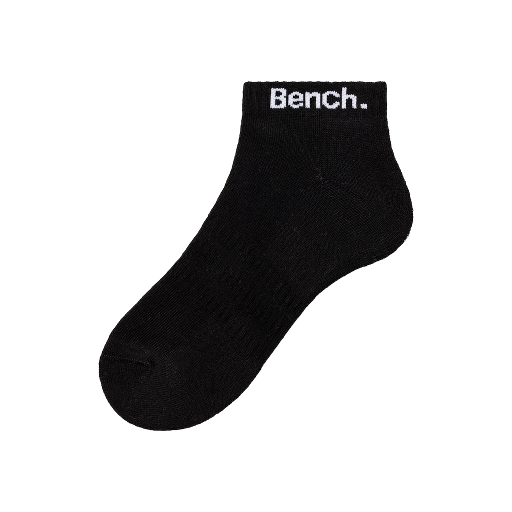 Bench. Sportsocken, (Packung, 12 Paar), Tennis Kurzsocken mit Halbfussfrottee