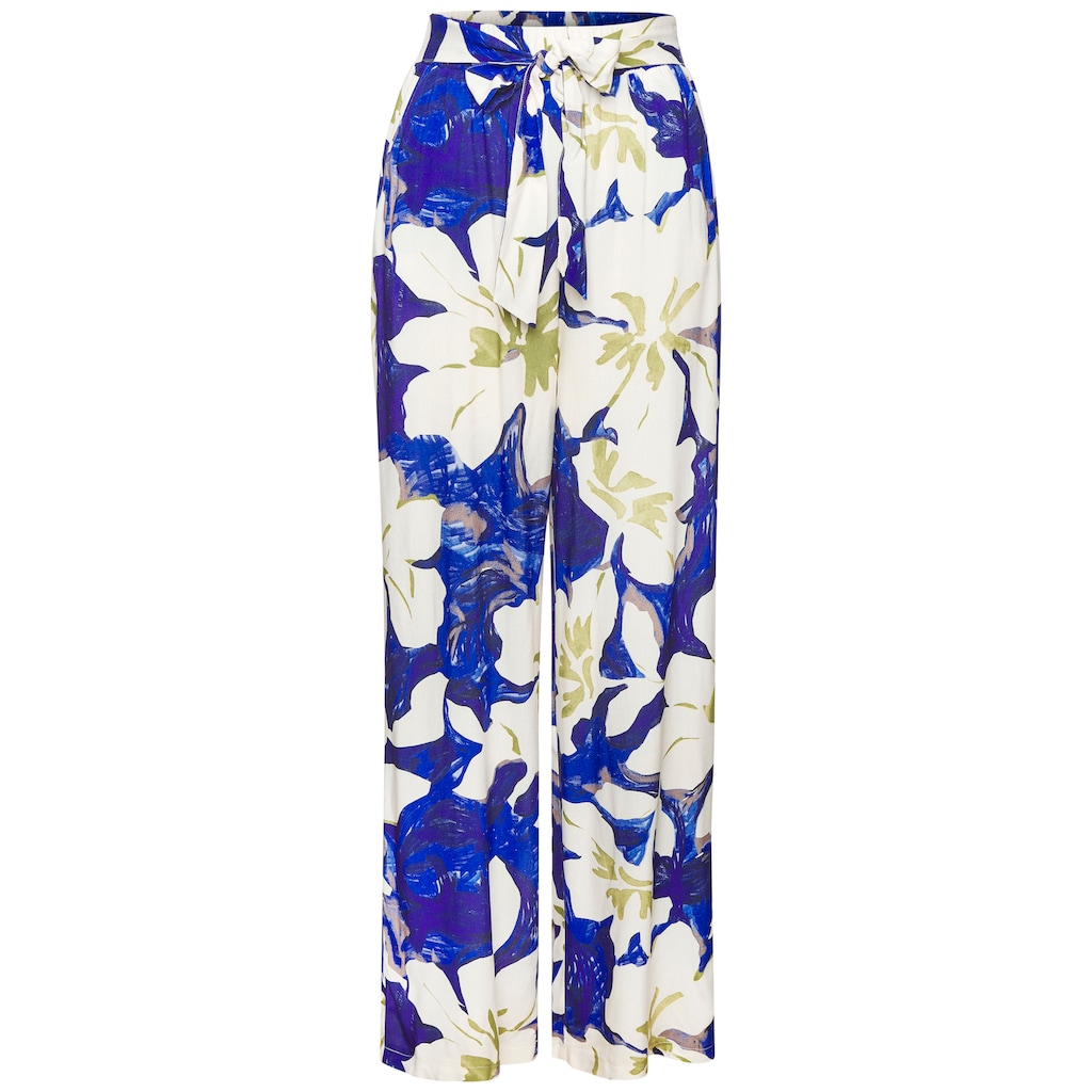 Vivance Palazzohose, mit grossem Blumendruck