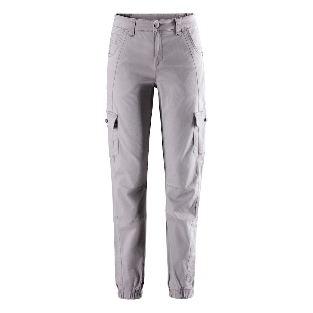 Vivance active Trekkinghose »Cargo Jeans Optik«, Baumwollmix mit Cargo Taschen