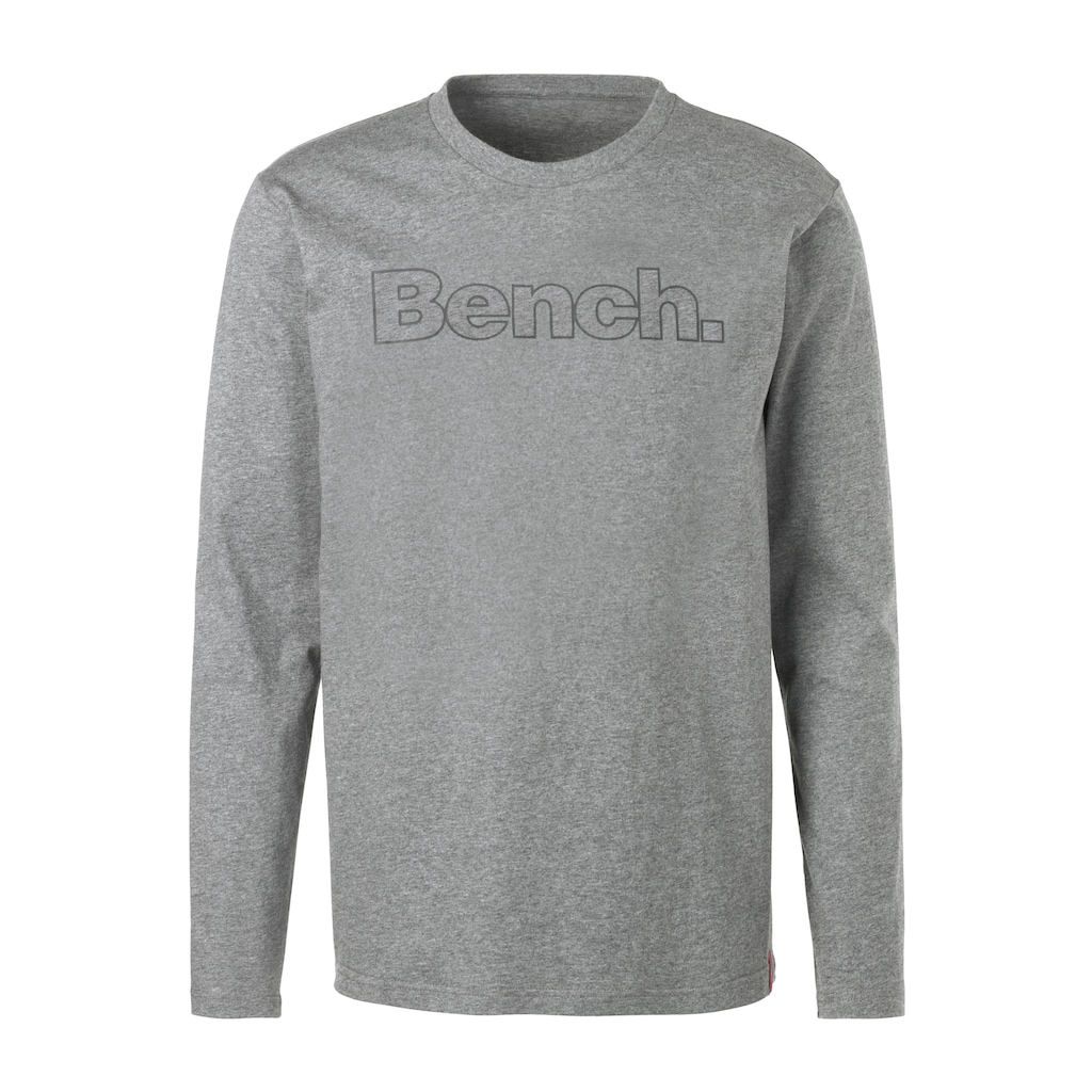 Bench. Loungewear Langarmshirt, (2 tlg.), mit Bench. Print vorn