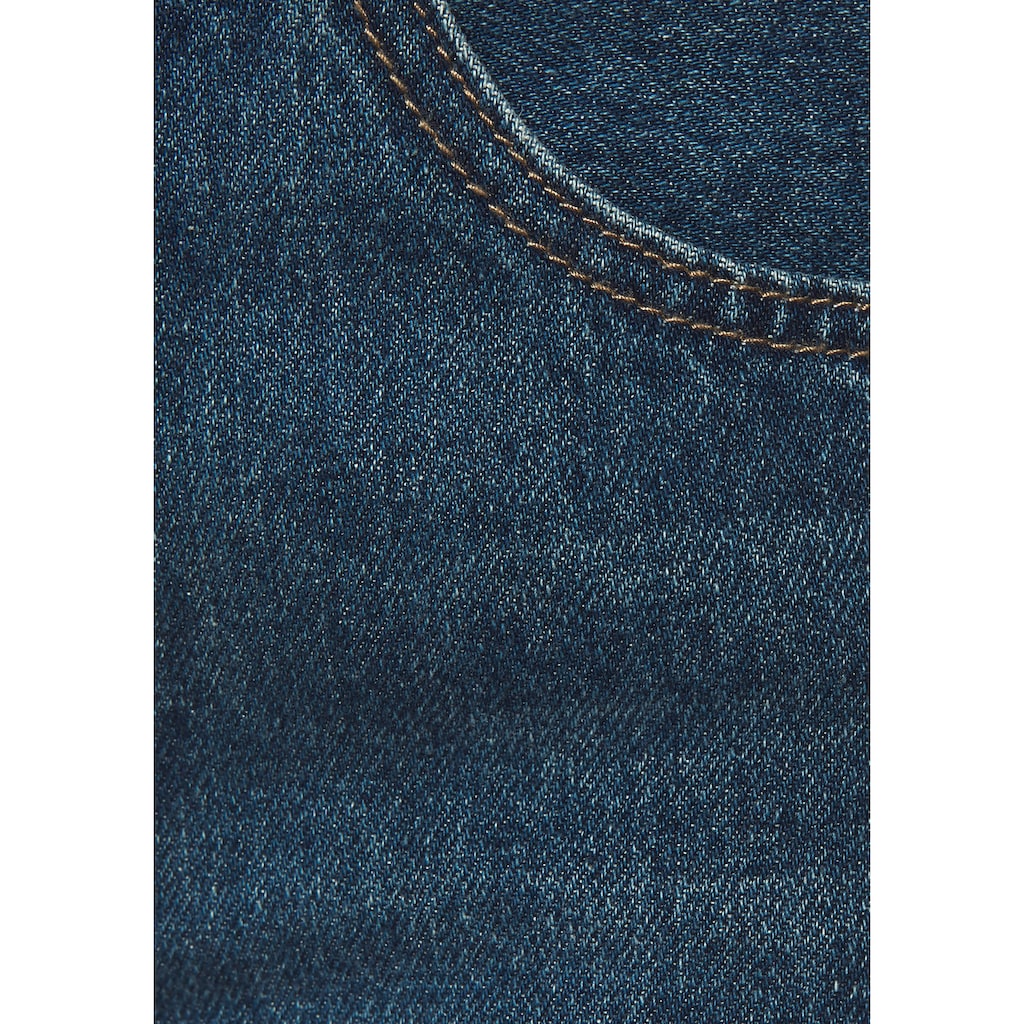 LASCANA Weite Jeans, mit hohem Bund und 5-Pocket-Style, Wide-Leg Jeans