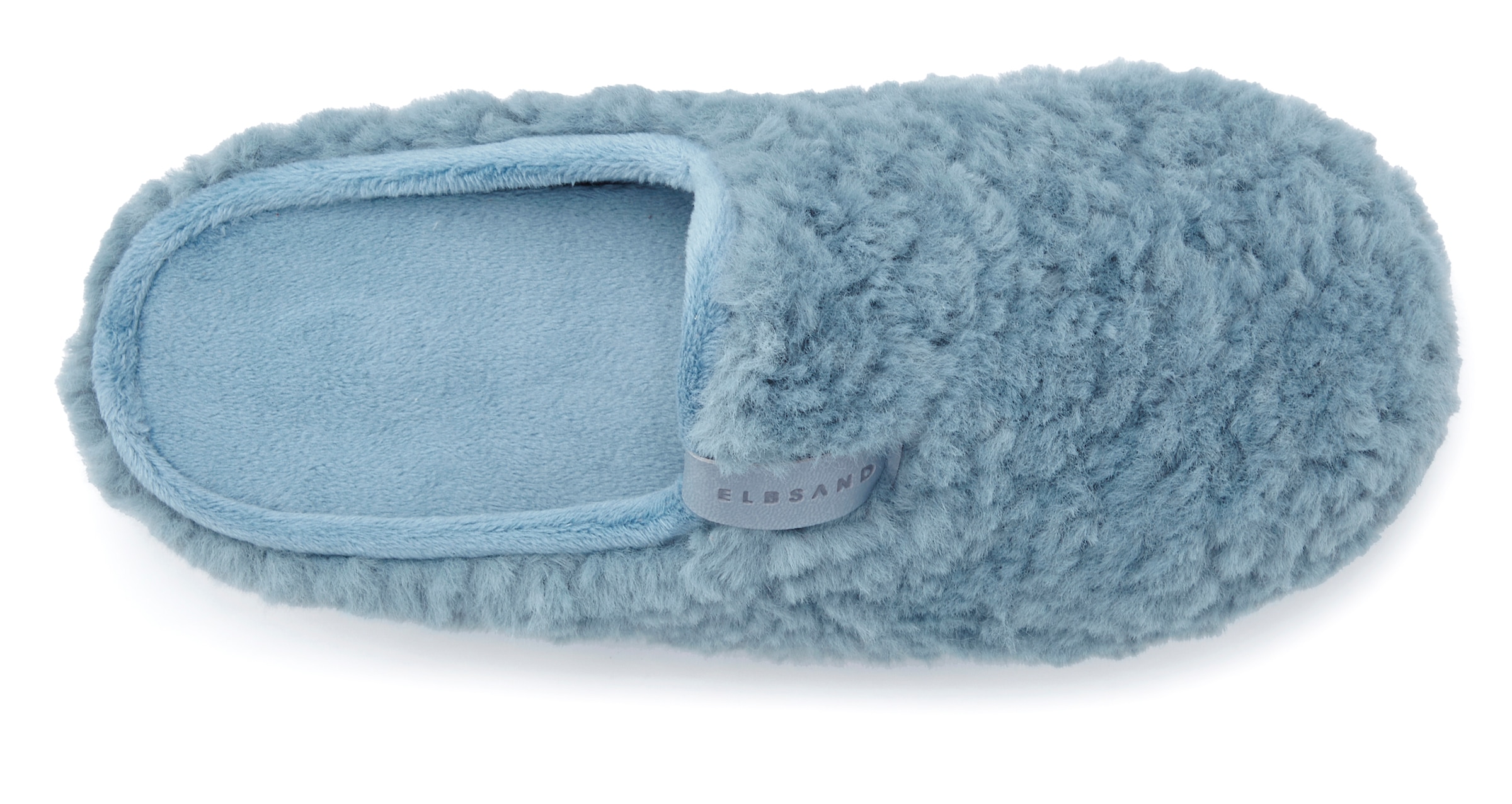 Elbsand Hausschuh  Pantolette, Pantoffel, Mule, Sandale, kuscheliges Fellimitat