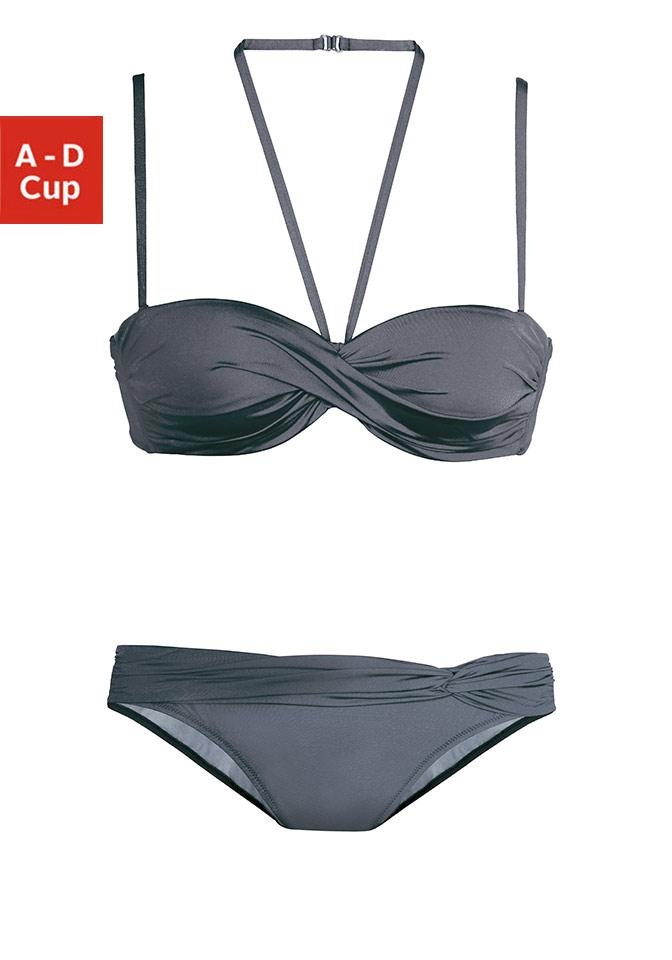 LASCANA Bügel-Bandeau-Bikini mit verschiedenen Trägervarianten