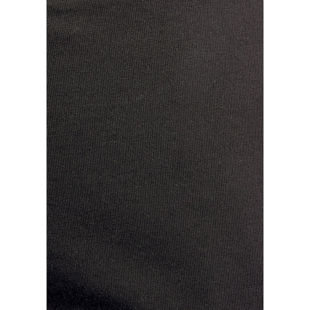 LASCANA Shorts, mit Rippbündchen und Umschlagsaum, Loungewear