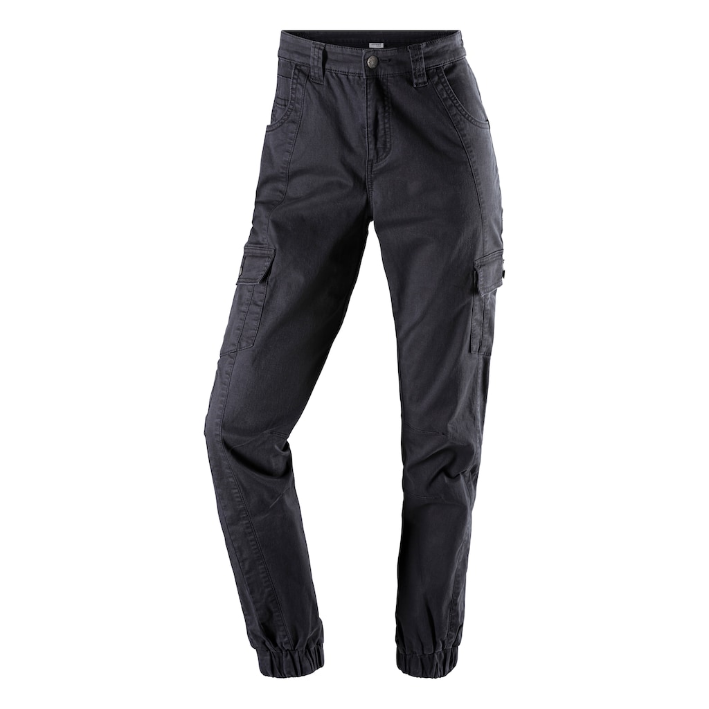 Vivance active Trekkinghose »Cargo Jeans Optik«, Baumwollmix mit Cargo Taschen