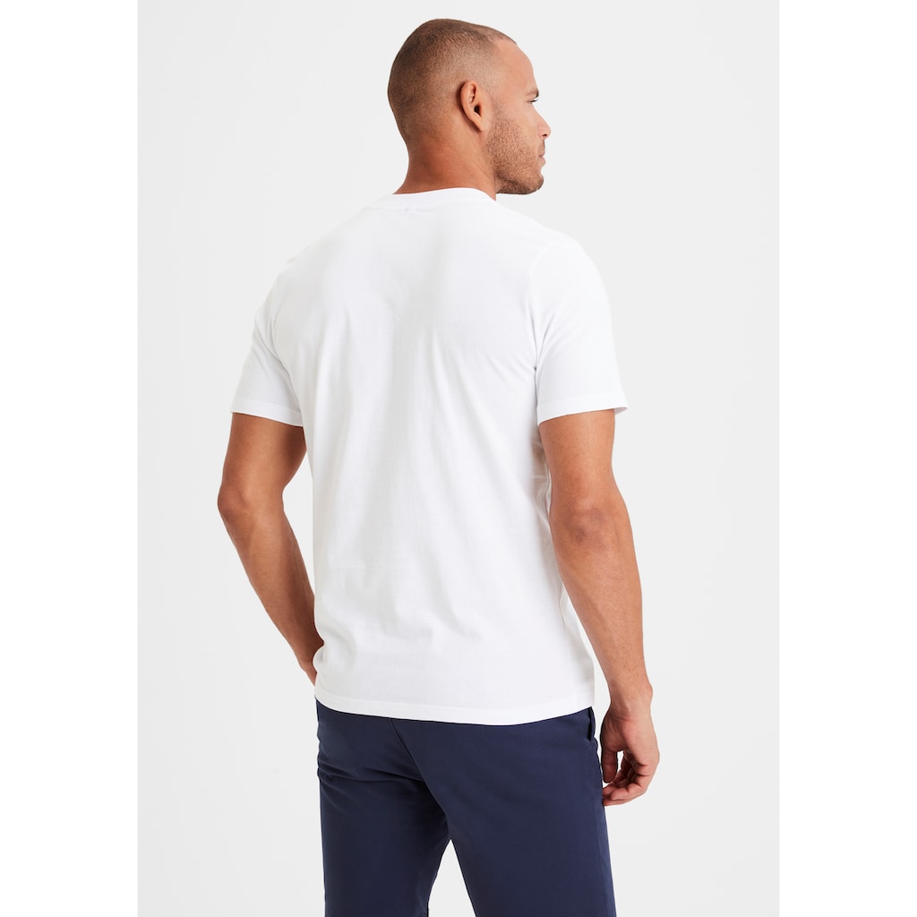 KangaROOS T-Shirt »Regular Fit,«, (2er-Pack), Freizeitshirt mit Kurzarm, V-Ausschnitt aus reine Baumwolle