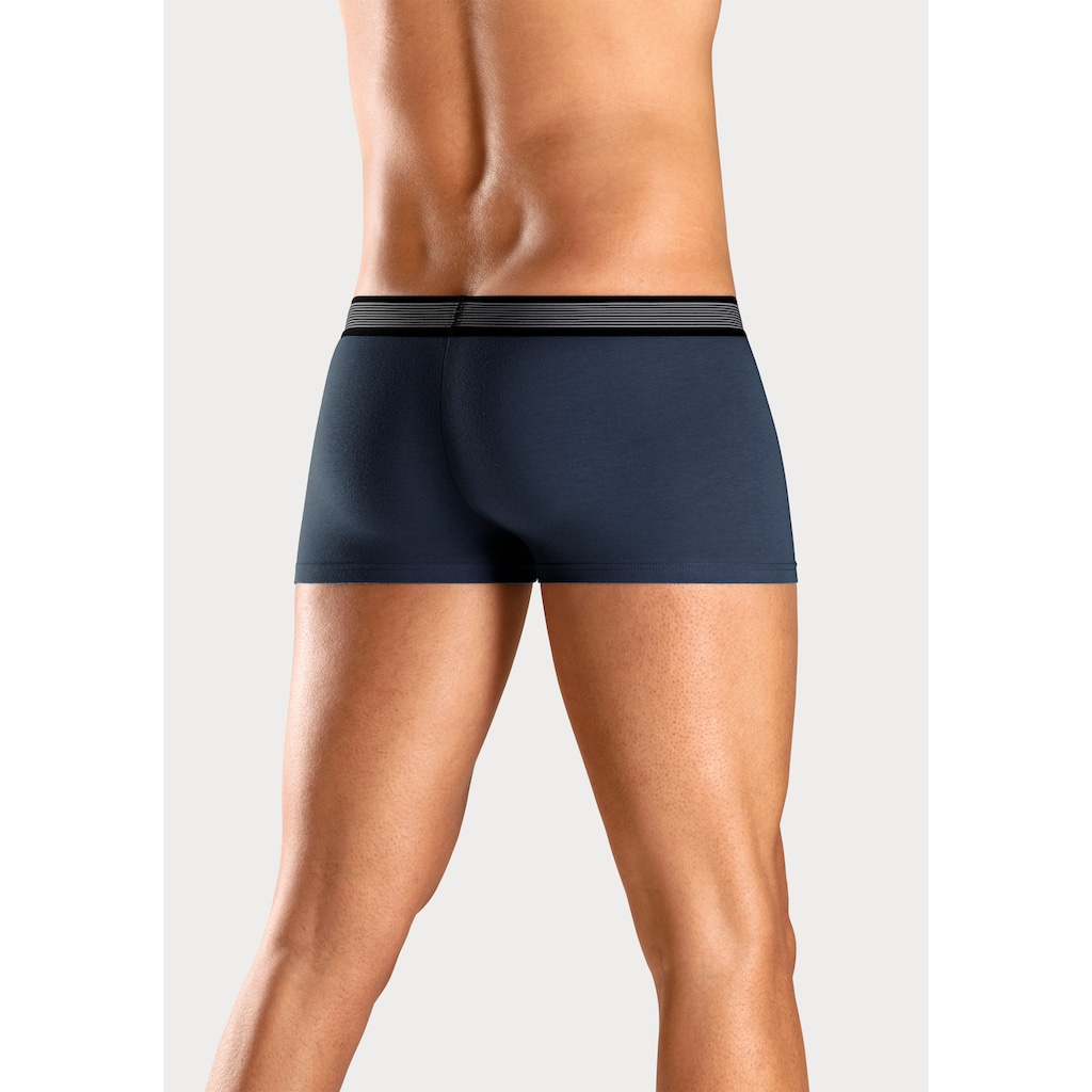 H.I.S Hipster, (Packung, 4 St.), knapp sitzende Boxershorts aus Baumwollmischung