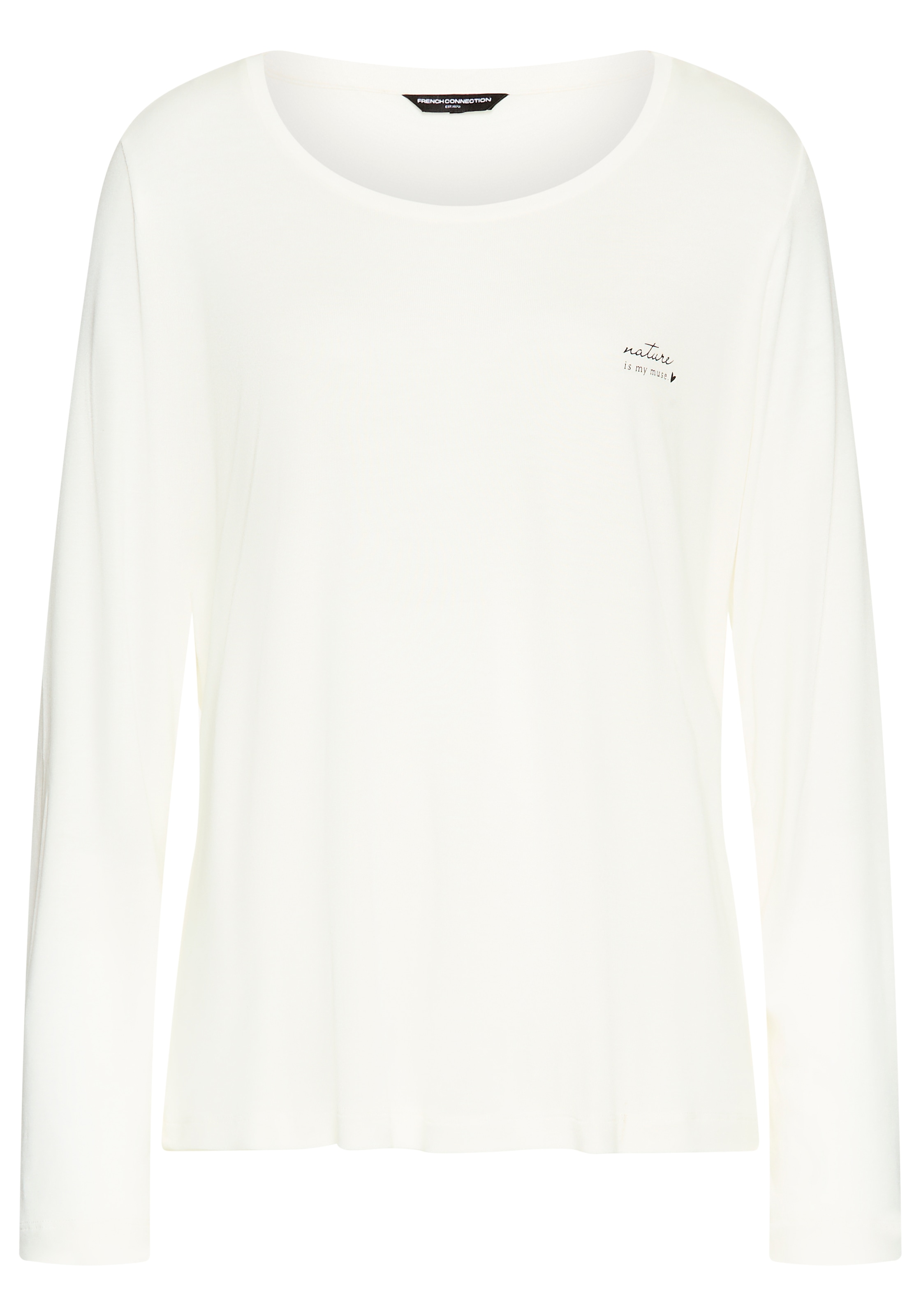 French Connection Pyjama Ensemble, 2 im zeitlosen Schwarz-Weiss-Look
