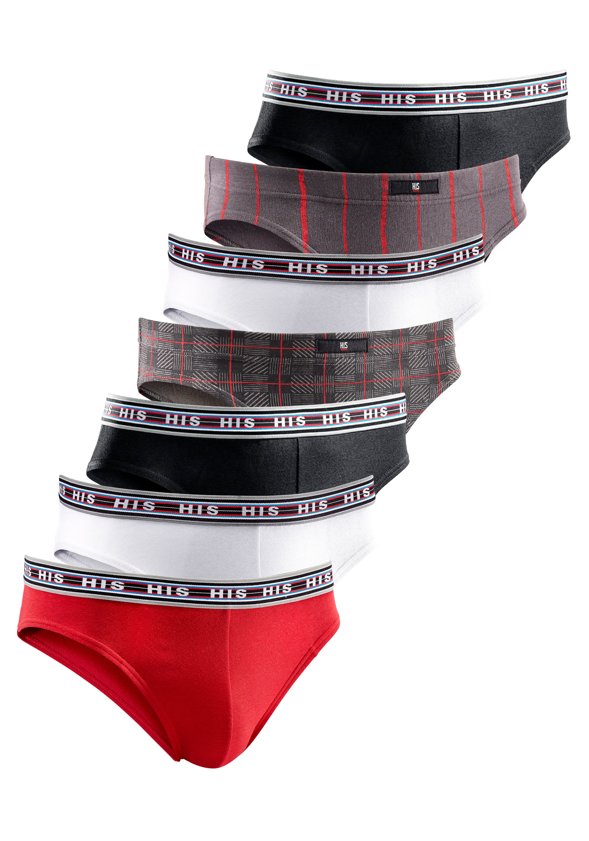 H.I.S Slip, (Packung, 7 St.), aus Baumwoll-Stretch